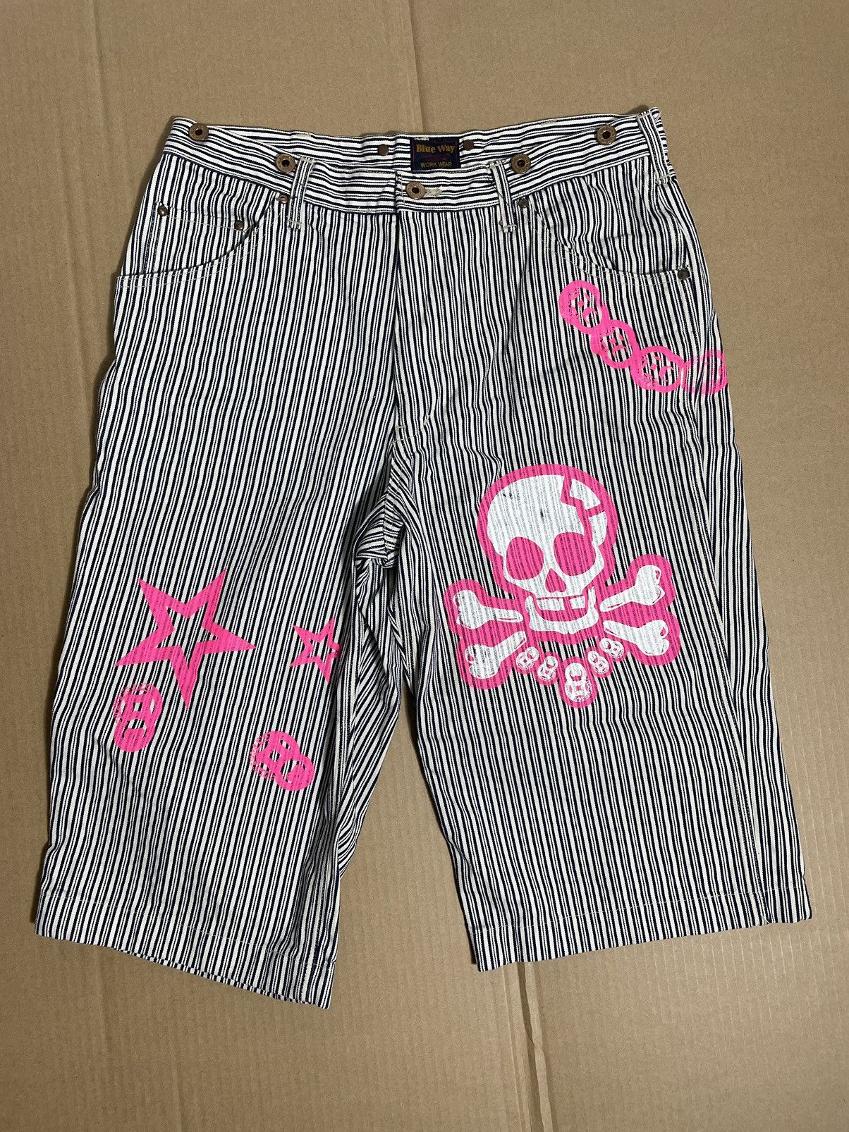 Japanese Brand Blue Way Workwear Short Pants Size US 32 / EU 48 - 2 Thumbnail