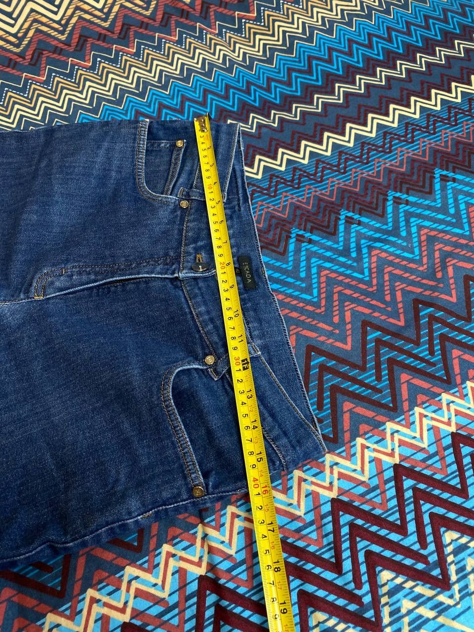 Escada × Vintage Escada Distressed Denim Pant Size US 40 / EU 56 - 10 Thumbnail