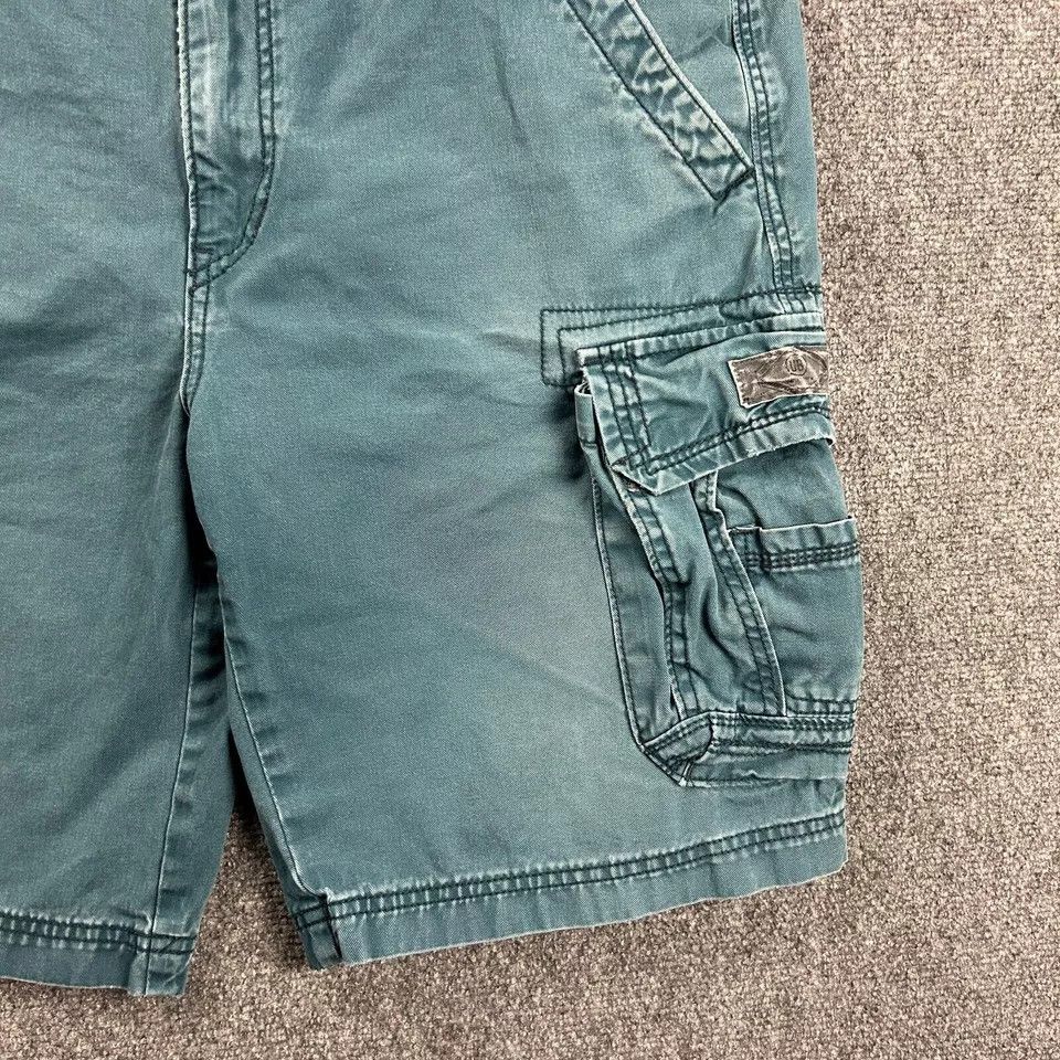 UNIONBAY Unionbay Shorts Mens 36 Blue Cargo Hiking Distressed Cotton Size US 36 / EU 52 - 2 Thumbnail