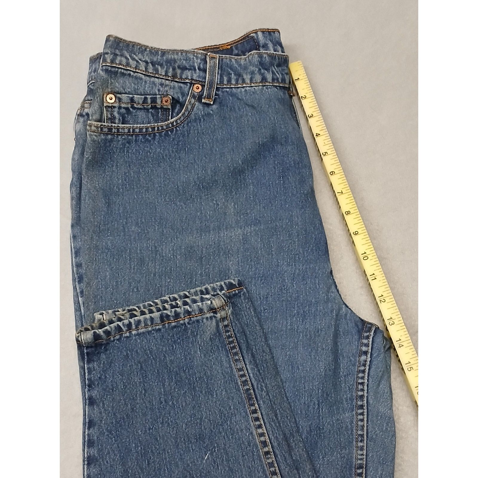Levi's Levi's (20W ) Men's Relaxed Fit Tapered Leg Blue Denim Jeans Size US 36 / EU 52 - 3 Thumbnail