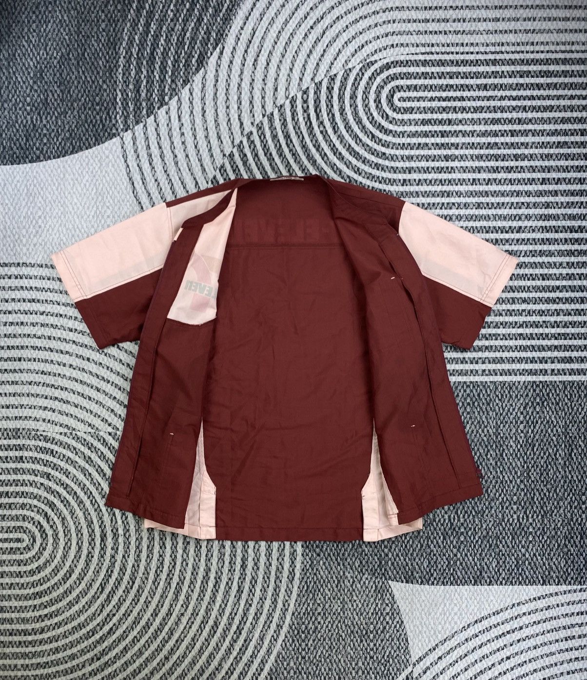 Japanese Brand Vintage 7 Eleven Uniform Zipper Maroon Jacket Size US M / EU 48-50 / 2 - 5 Thumbnail