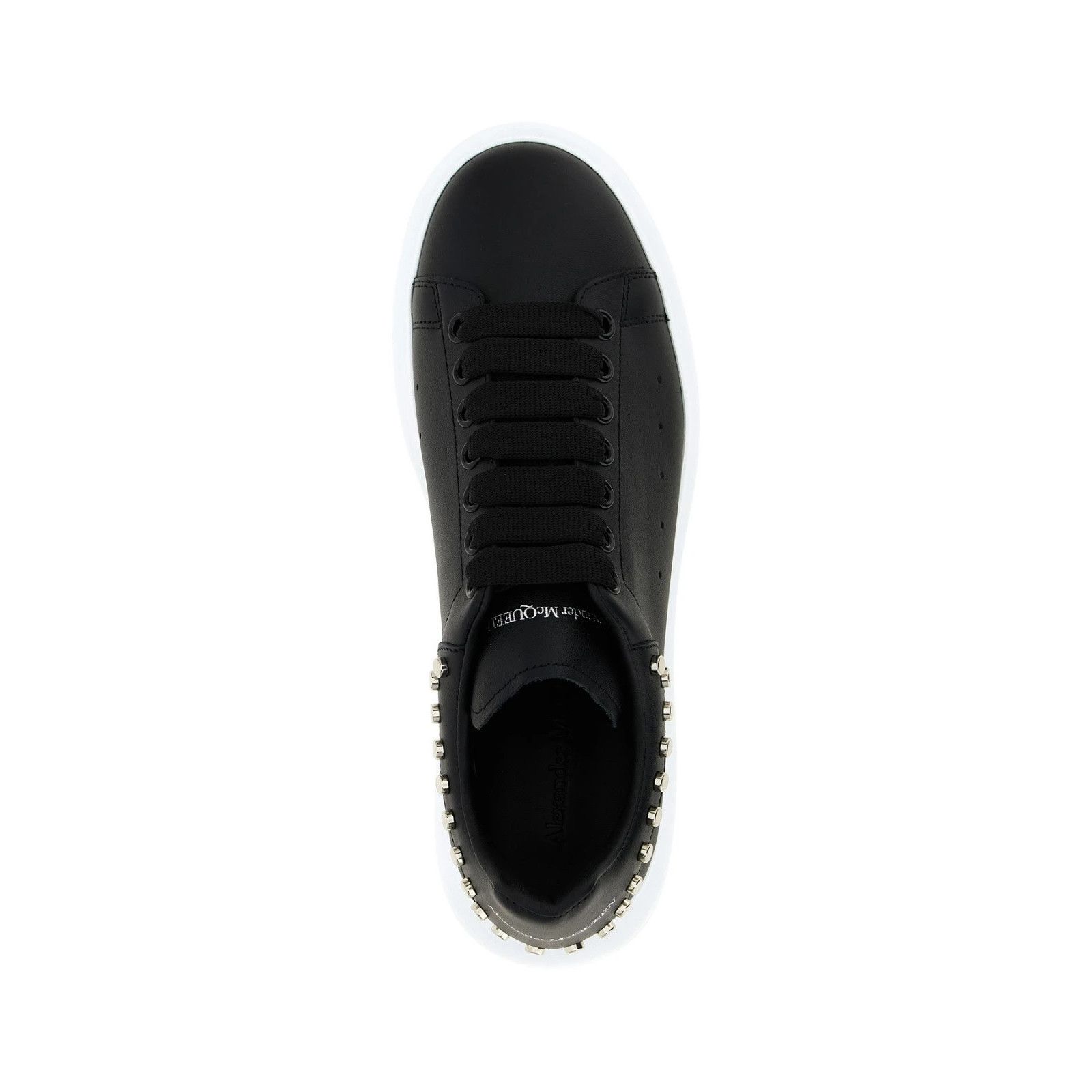 Alexander McQueen ALEXANDER MCQUEEN Larry Black Leather Sneakers New & Authent Size US 8 / EU 41 - 4 Thumbnail