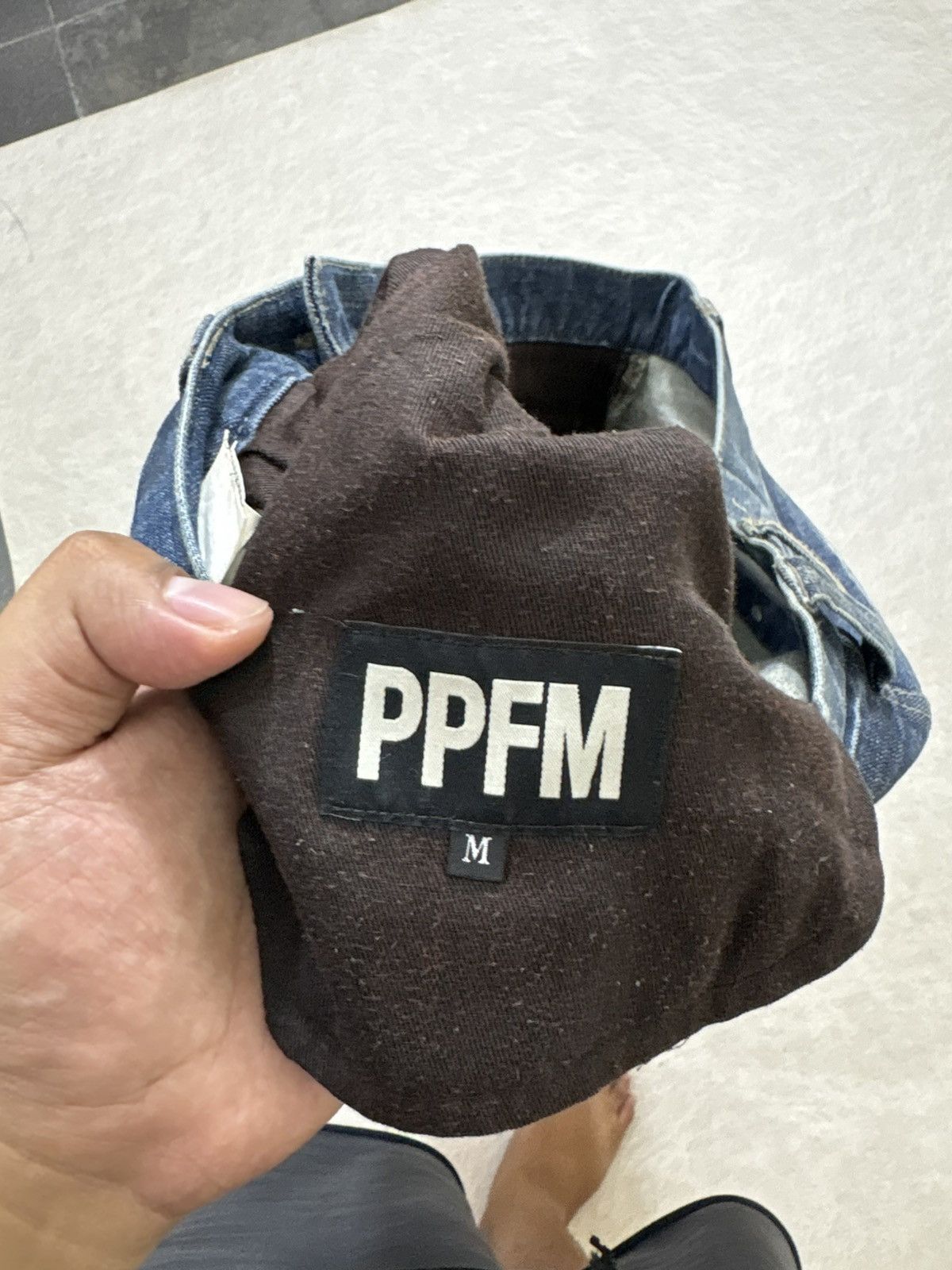 Number (N)ine 2000s PPFM japan denim pants J cut kapital style Size US 31 - 8 Thumbnail