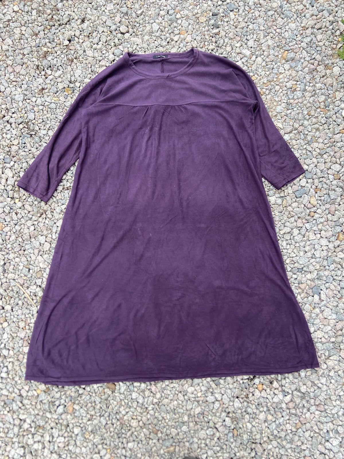 Yohji Yamamoto Y's for living 3/4 sleeve midi cotton dress Size ONE SIZE - 1 Thumbnail