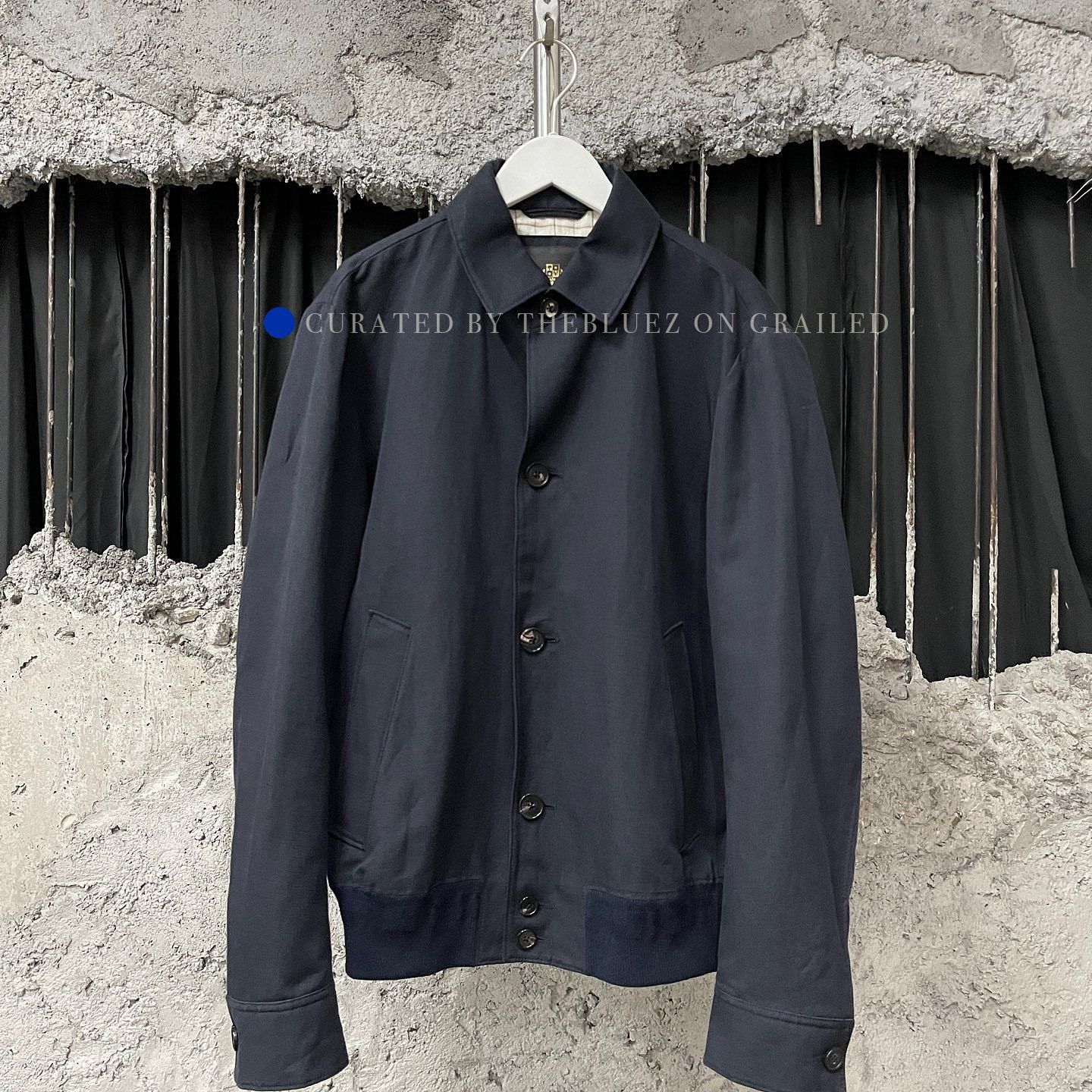 Loro Piana Blue Collared Button-Front Light Jacket S Size US S / EU 44-46 / 1 - 1 Thumbnail