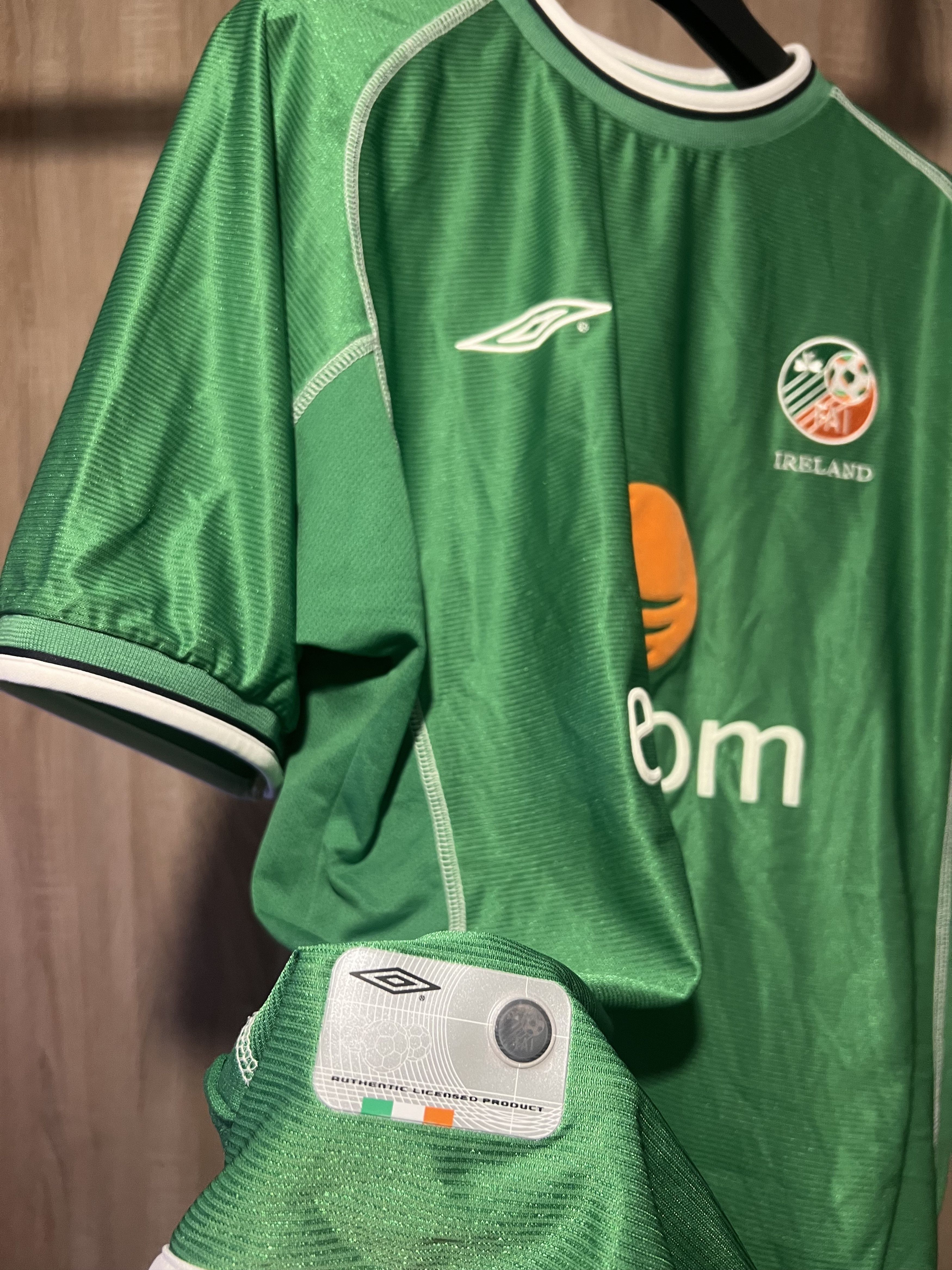 Umbro × Vintage Vintage jersey Ireland 2002 2003 Size US L / EU 52-54 / 3 - 2 Thumbnail