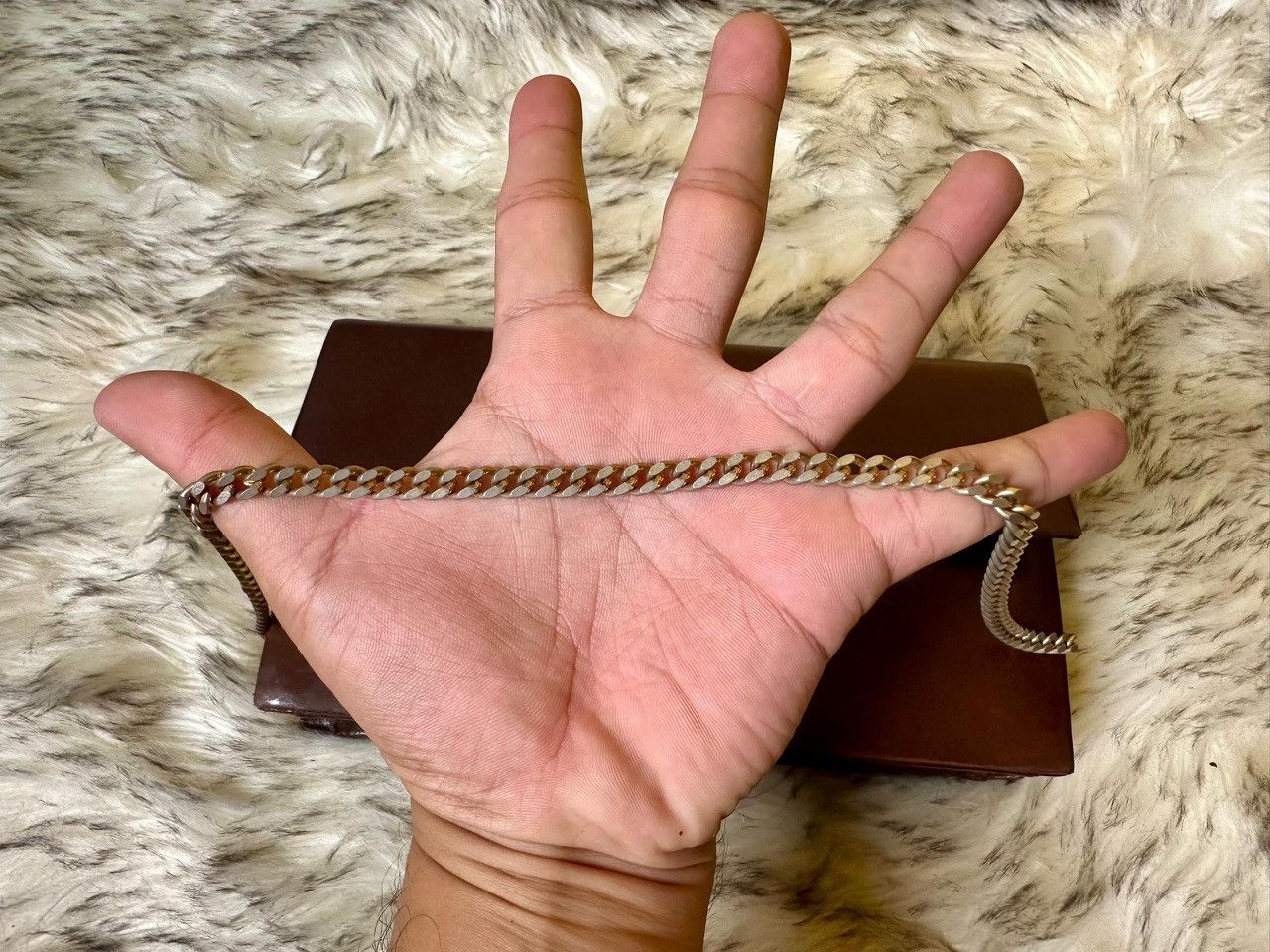 Christian Dior Monsieur × Dior × Vintage Authentic Christian Dior CD Logo Leather Gold Chain Shoulder Size ONE SIZE - 10 Thumbnail