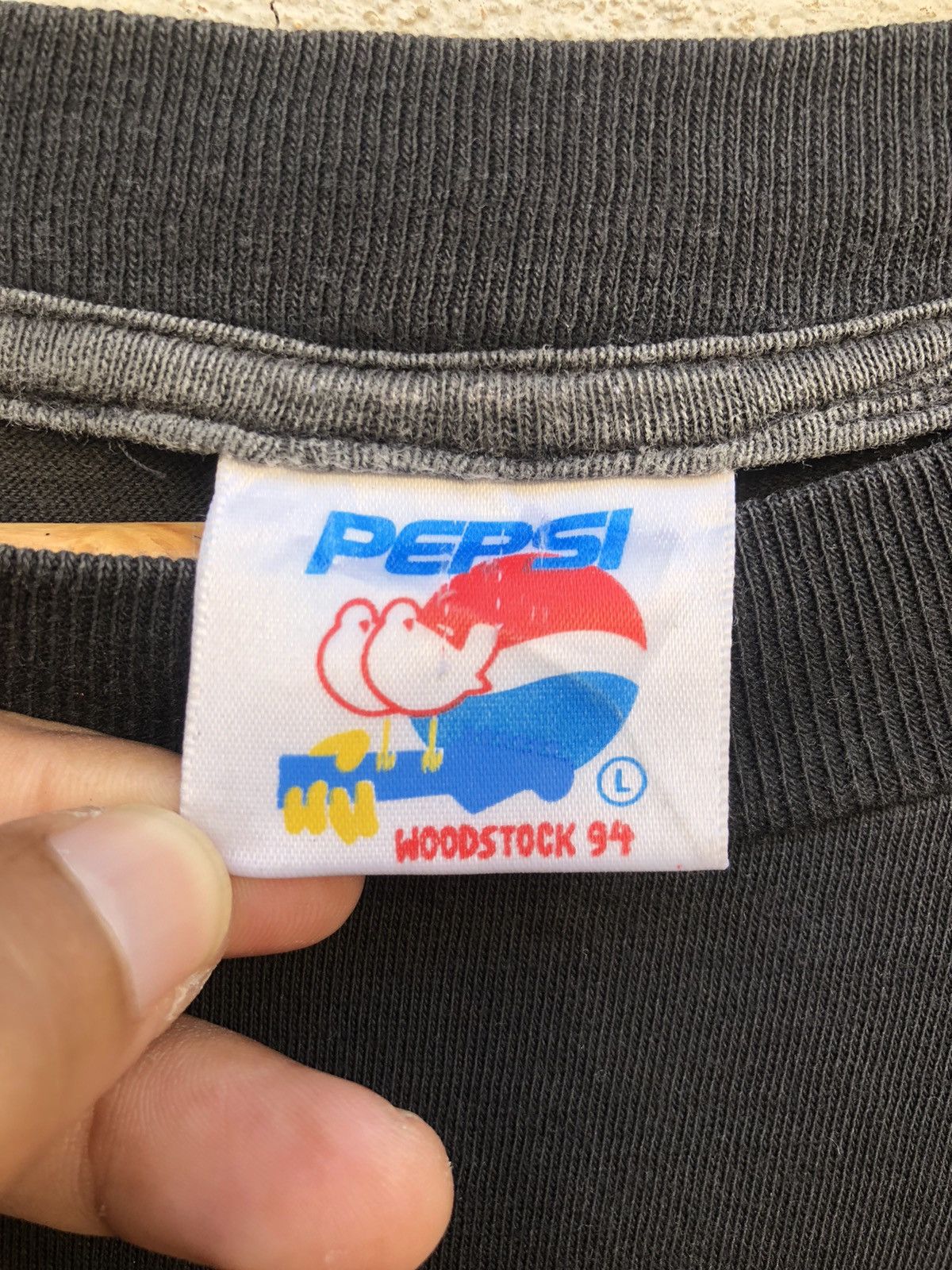 Rare!! Vintage 90s Woodstock Pepsi Live It Promo Tshirt