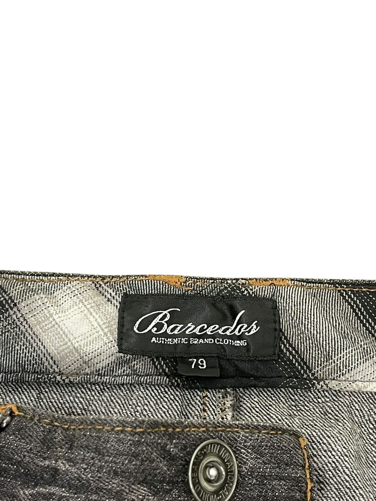 Japanese Brand Double Waist Jeans Barcedos Mud Washed Slim 9🟦 Size US 30 / EU 46 - 9 Thumbnail