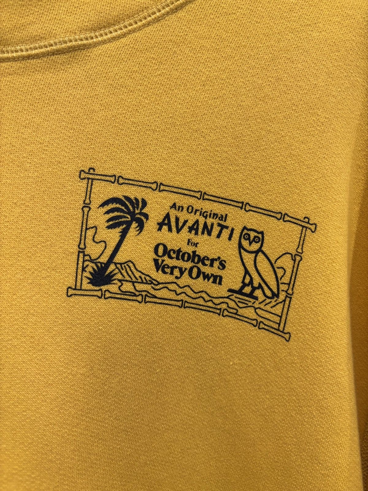 October's Very Own OVO x Avanti Hoodie Yellow Size: XL Size US XL / EU 56 / 4 - 2 Thumbnail