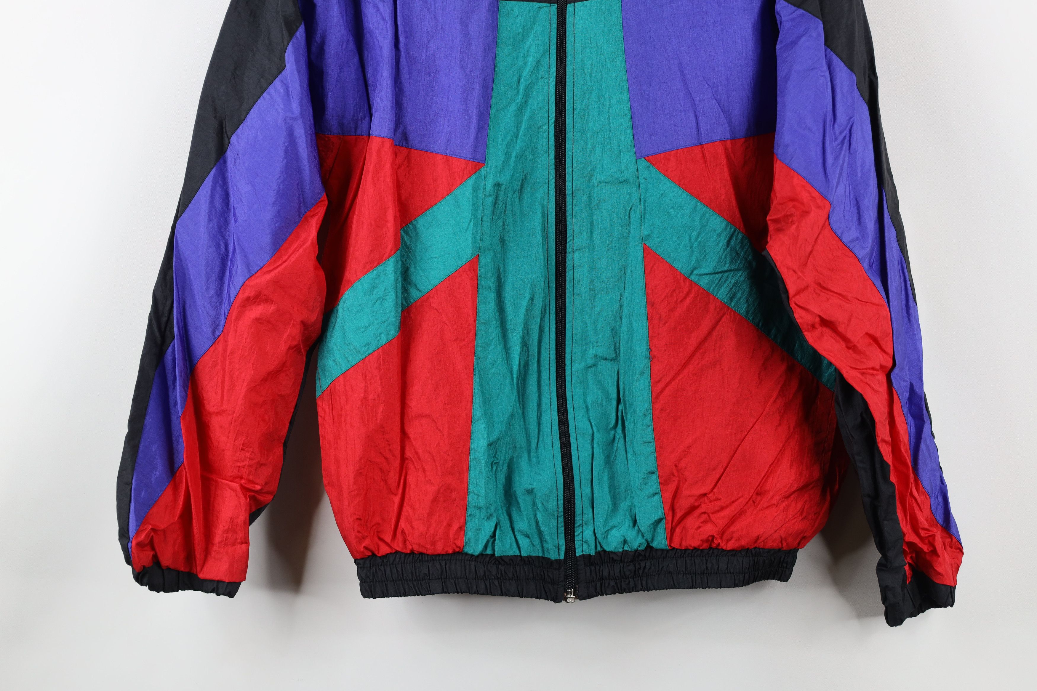 Vintage Vintage 90s Streetwear Lined Full Zip Windbreaker Jacket Size US S / EU 44-46 / 1 - 3 Thumbnail