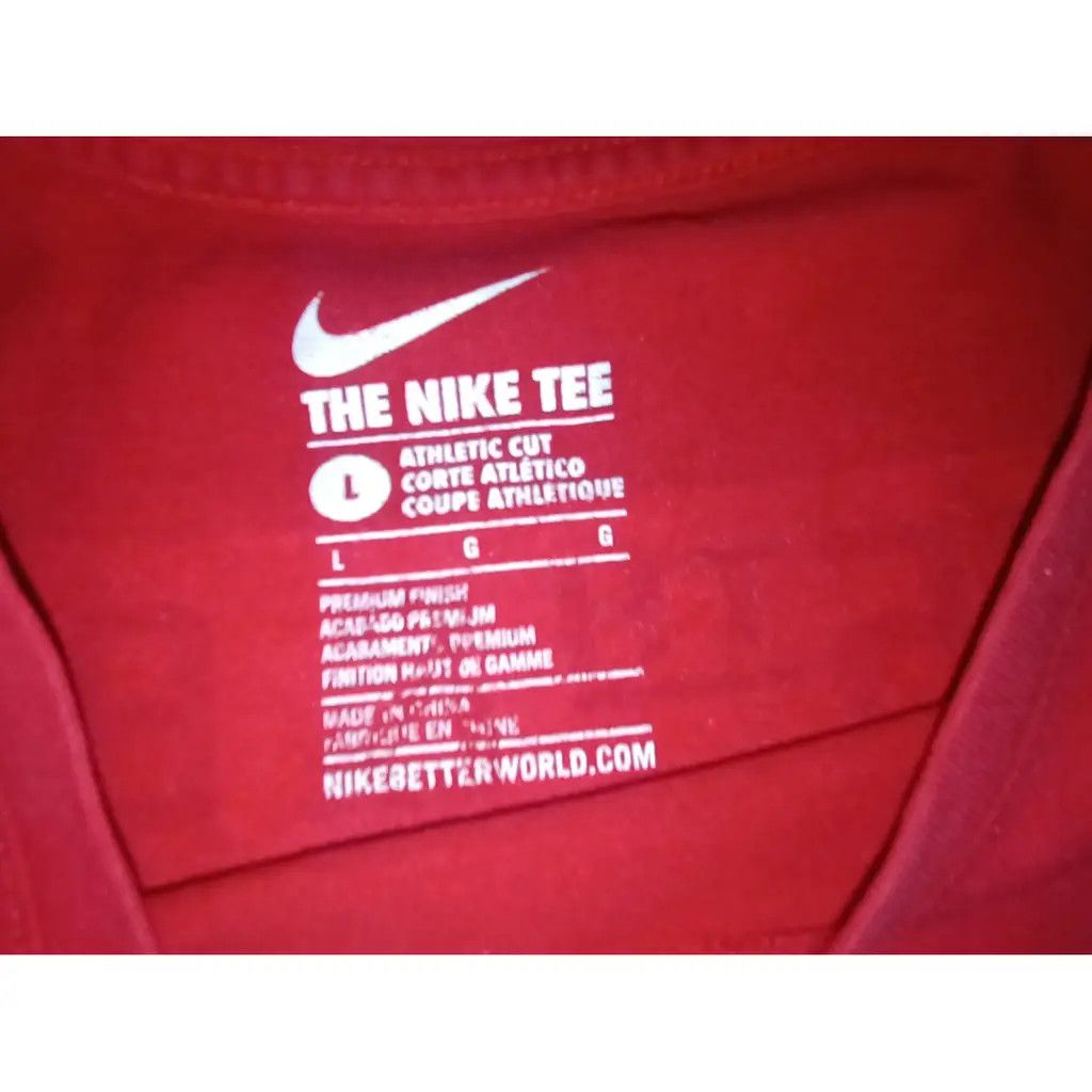 Nike Nike Air Force 1 Red T-shirt (Size L) – Graphic Print Size US L / EU 52-54 / 3 - 4 Thumbnail