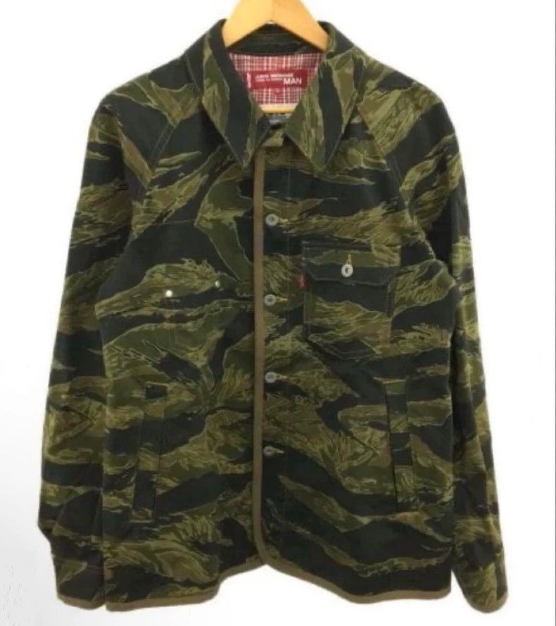Junya Watanabe Junya Watanabe x Levi's Camo Denim Jacket Size US M / EU 48-50 / 2 - 1 Thumbnail