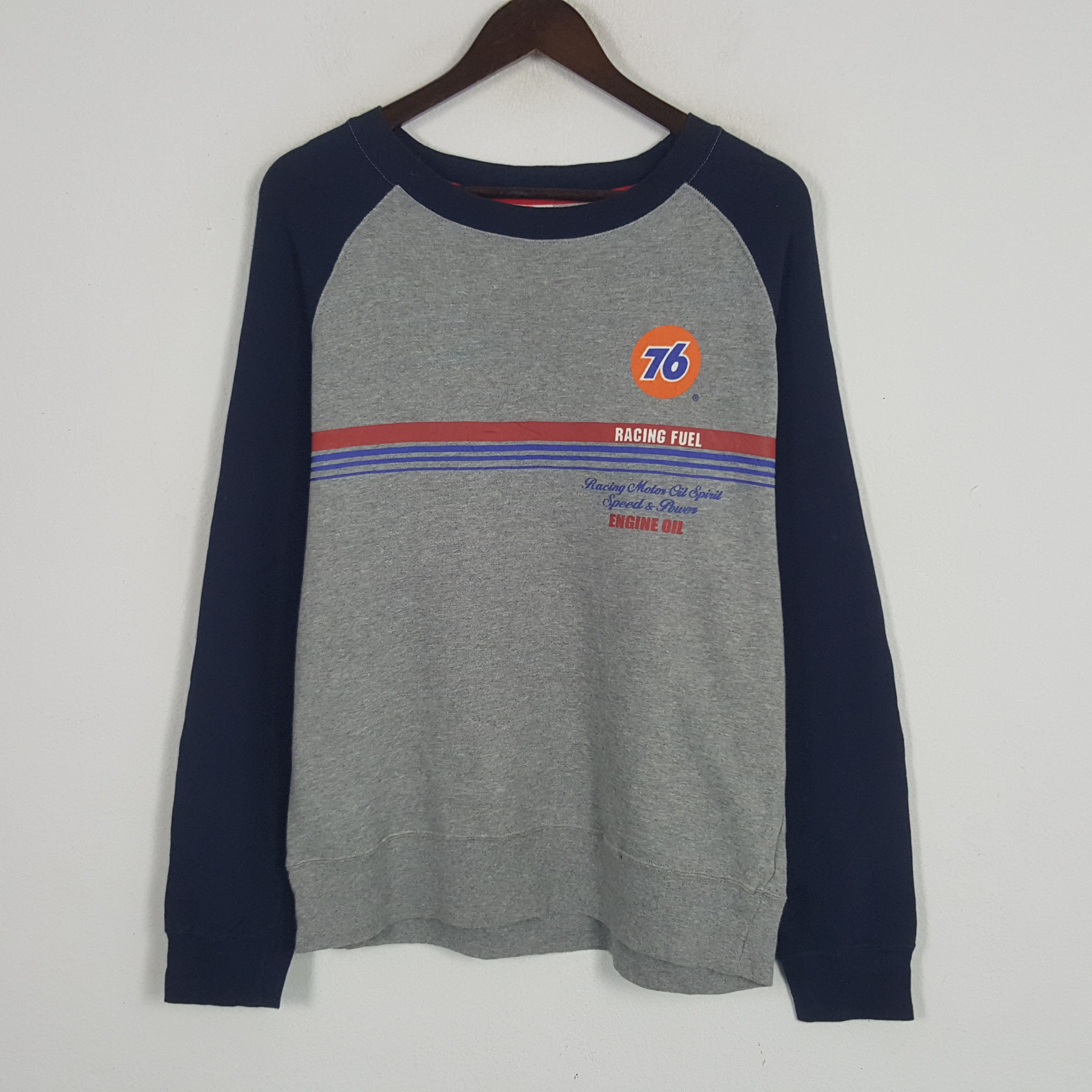 Sports Specialties × Vintage Vintage Lubricants 76 Motor Oil Racing Fuel Sweatshirt Size US M / EU 48-50 / 2 - 3 Thumbnail