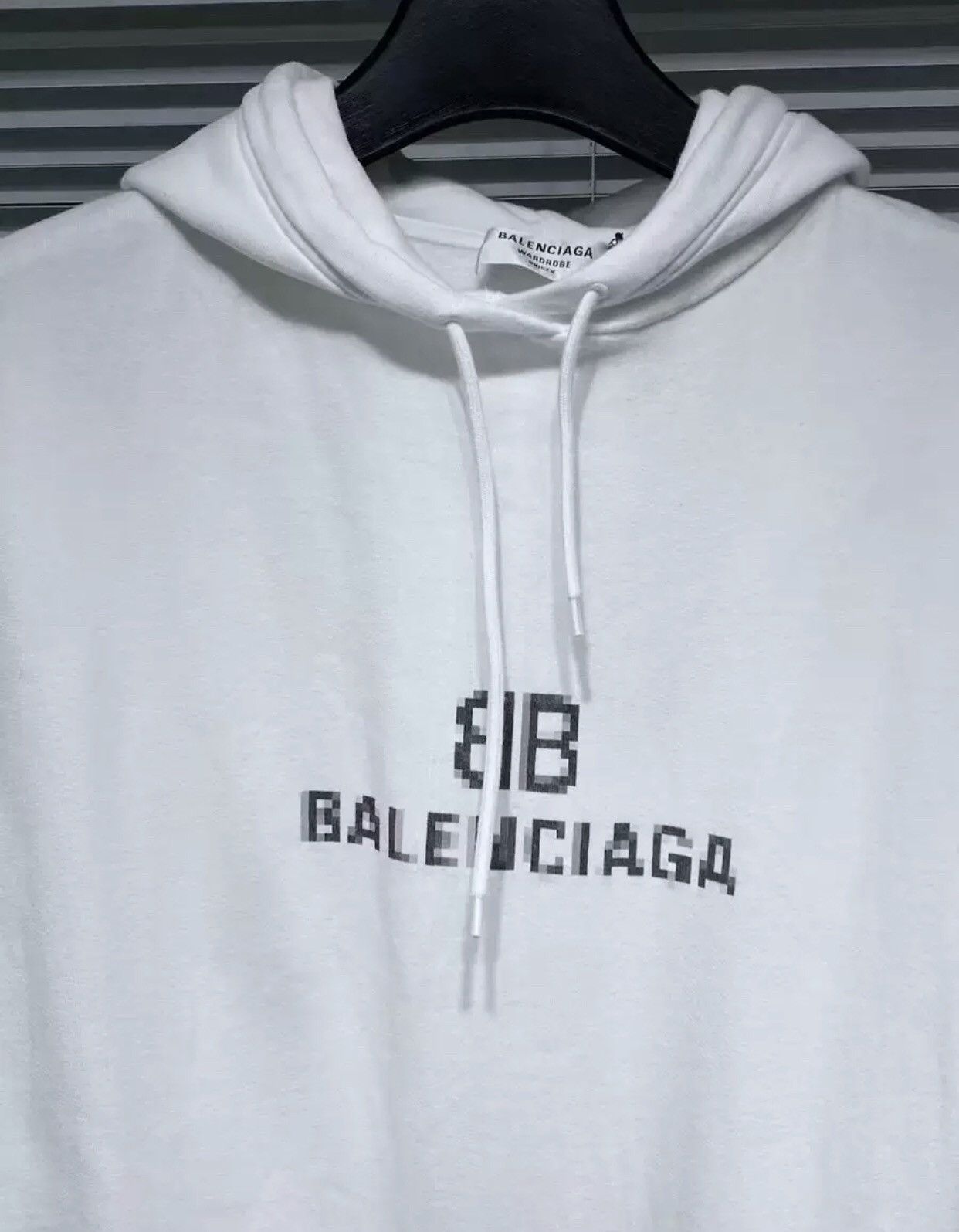 Balenciaga Balenciaga Fleece Hoodie Double B Mosaic Letter hoodie Size US M / EU 48-50 / 2 - 5 Thumbnail