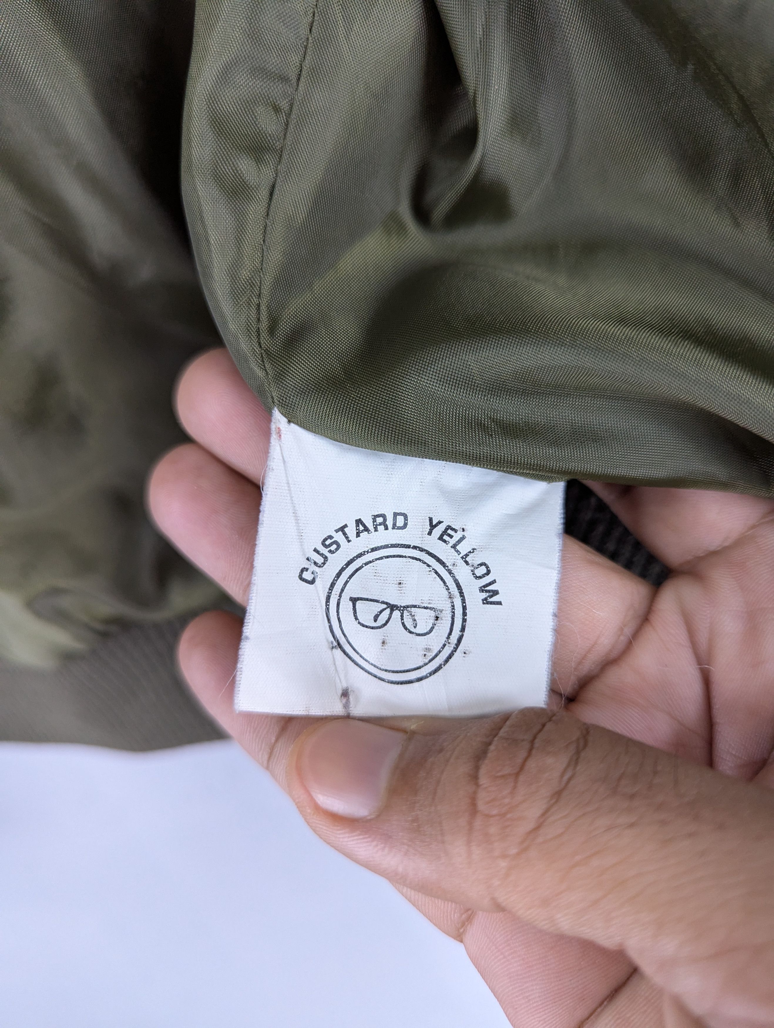 Japanese Brand Custard Yellow Sun 'Art Matic' Faded Hoodie Jacket Size US M / EU 48-50 / 2 - 9 Thumbnail