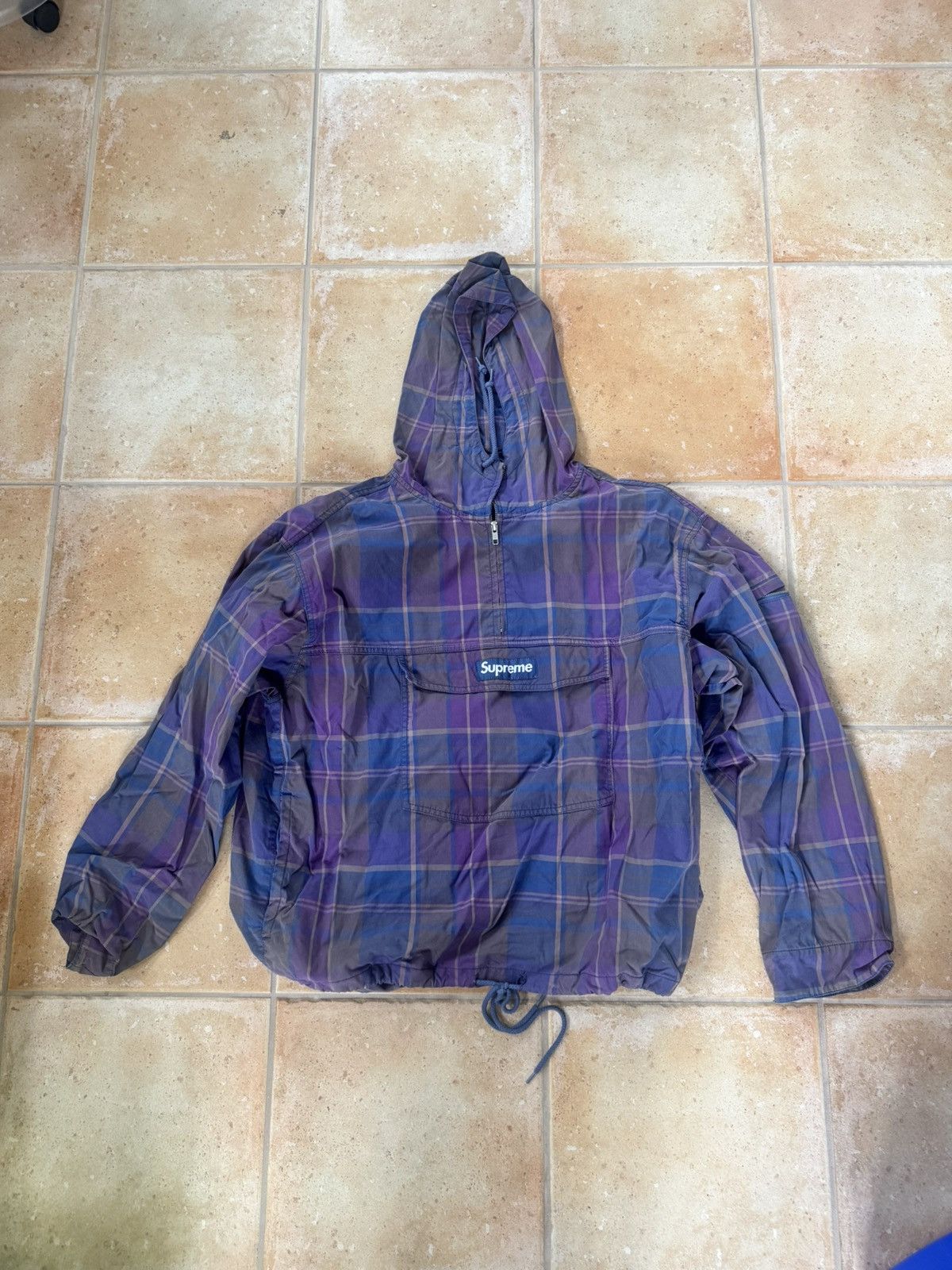 Supreme Plaid Anorak Jacket