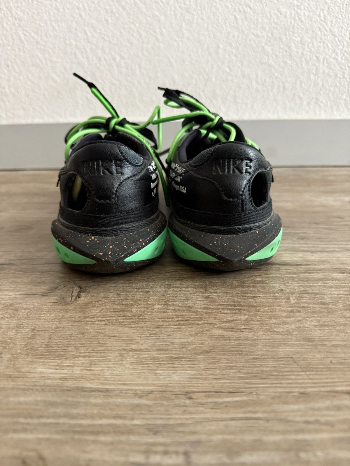 Nike × Off-White Blazer ‘Black Electro Green’ Size US 10.5 / EU 43-44 - 5 Thumbnail