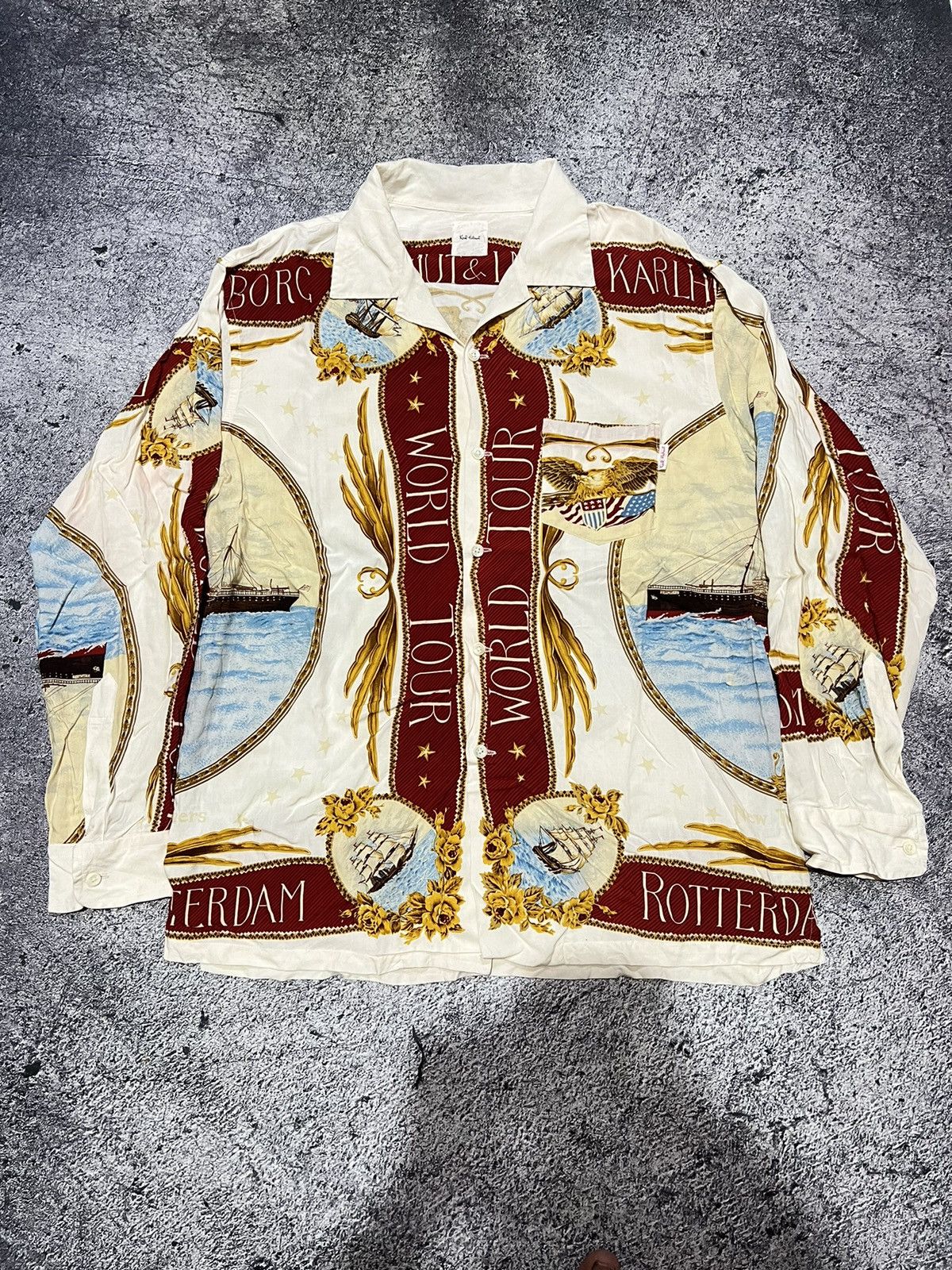 Helmut Lang 2000s Japanese Maison Jpg All Over Print Shirt y2k Lgb Ifsix Size US L / EU 52-54 / 3 - 1 Thumbnail