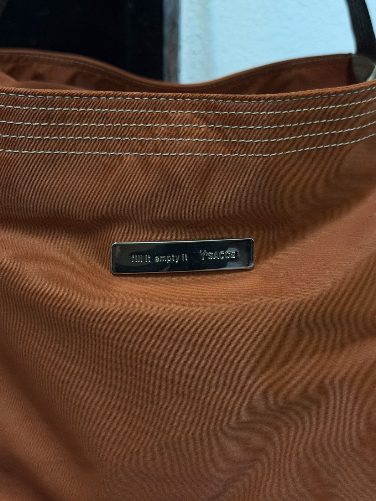 Yohji Yamamoto Vintage Y’saccs Yohji Yamamoto Totebag Orange Size ONE SIZE - 5 Thumbnail