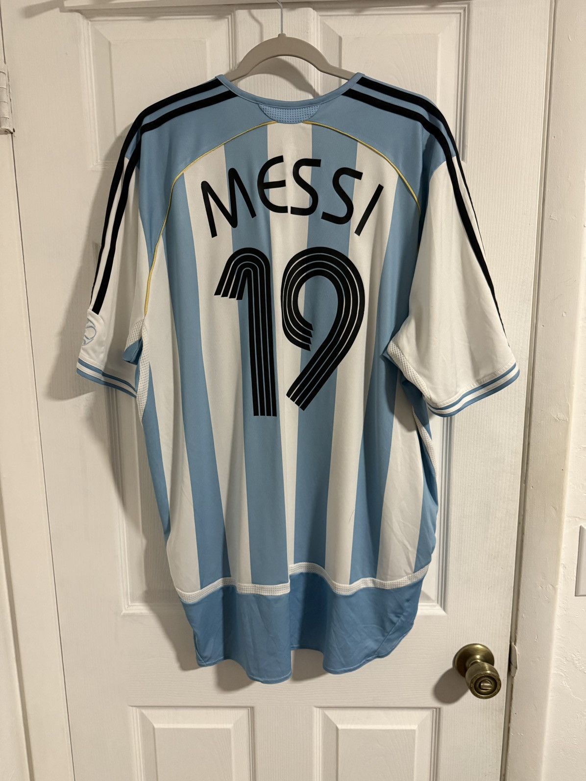 Adidas Adidas Argentina messi jersey 2006 World cup Size US XXL / EU 58 / 5 - 2 Thumbnail