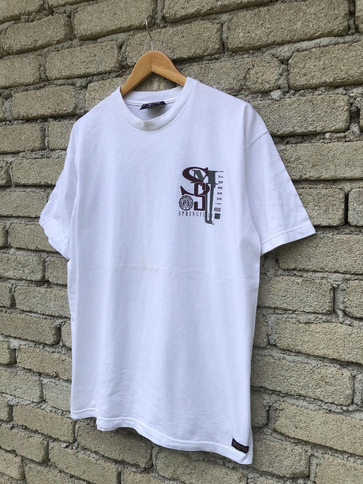 Japanese Brand × Vintage Vintage 90s Jansport Southwest Missouri State University Tee Size US L / EU 52-54 / 3 - 8 Thumbnail