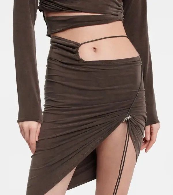 Jacquemus Jacquemus Brown Asymmetric Mesh Set Size S / US 4 / IT 40 - 7 Thumbnail