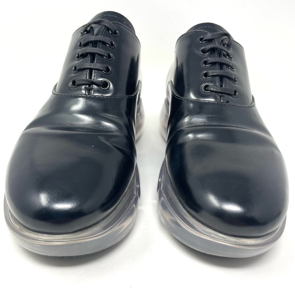 Prada Prada Black Lace Up Derby Shoes with Clear Air Sole Size 36 Size US 5 / IT 35 - 6 Thumbnail
