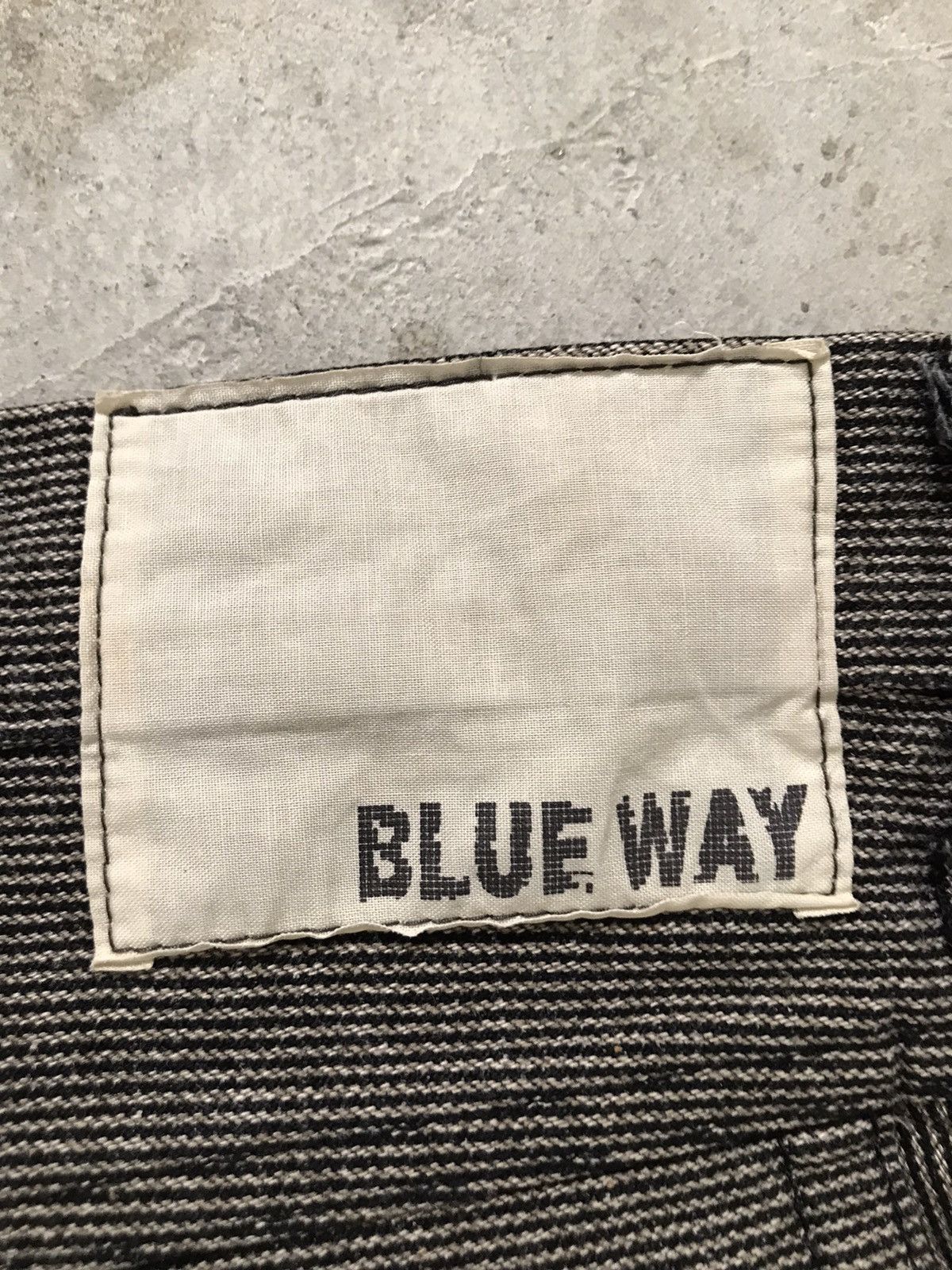 Japanese Brand BLUE WAY Garment Workers Houndstooth Rectangular Patch Pants Size US 34 / EU 50 - 18 Thumbnail