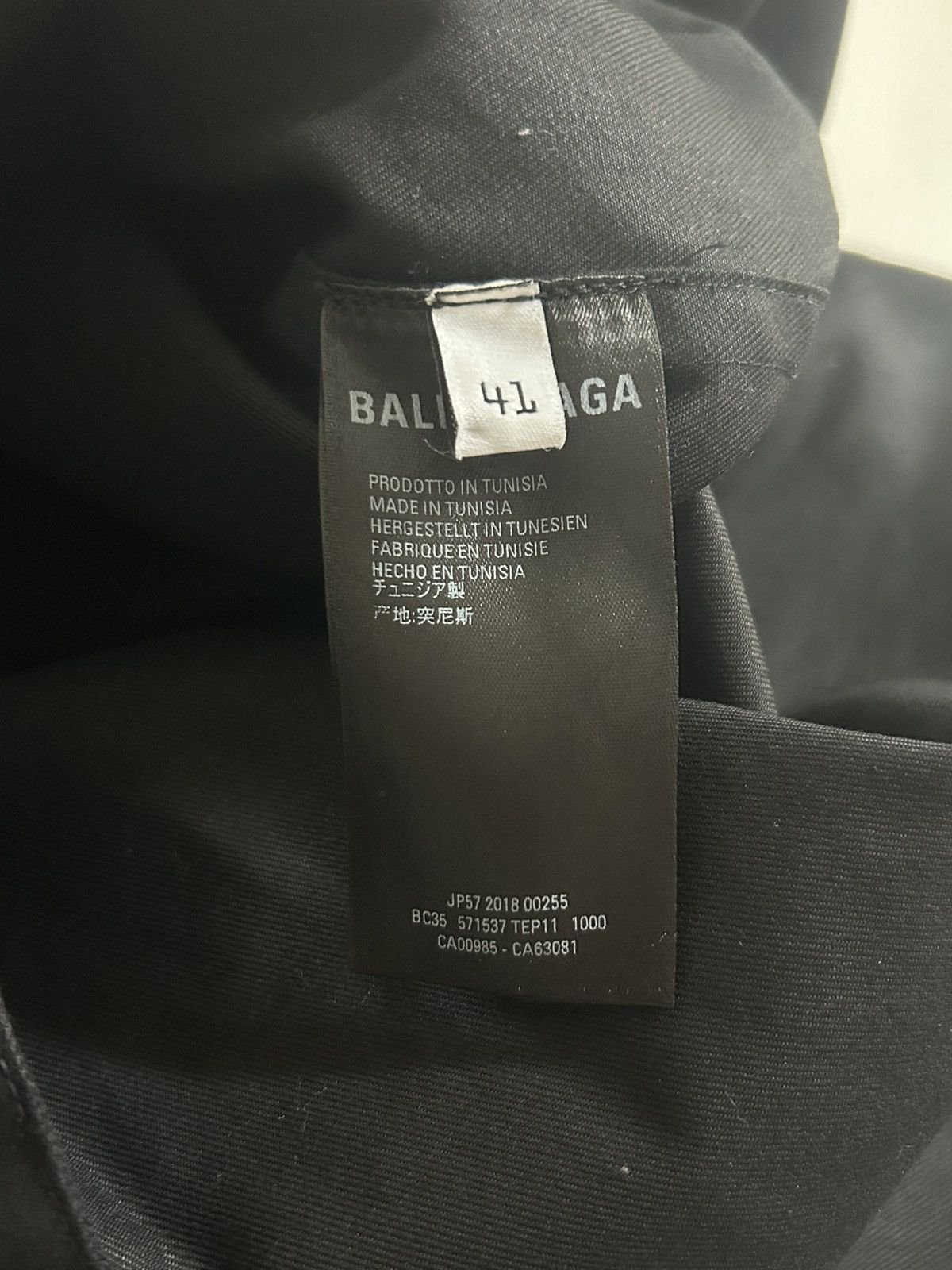 Balenciaga FW18 Heavy Metal Embroidered Oversized Camp Shirt Size US L / EU 52-54 / 3 - 6 Thumbnail