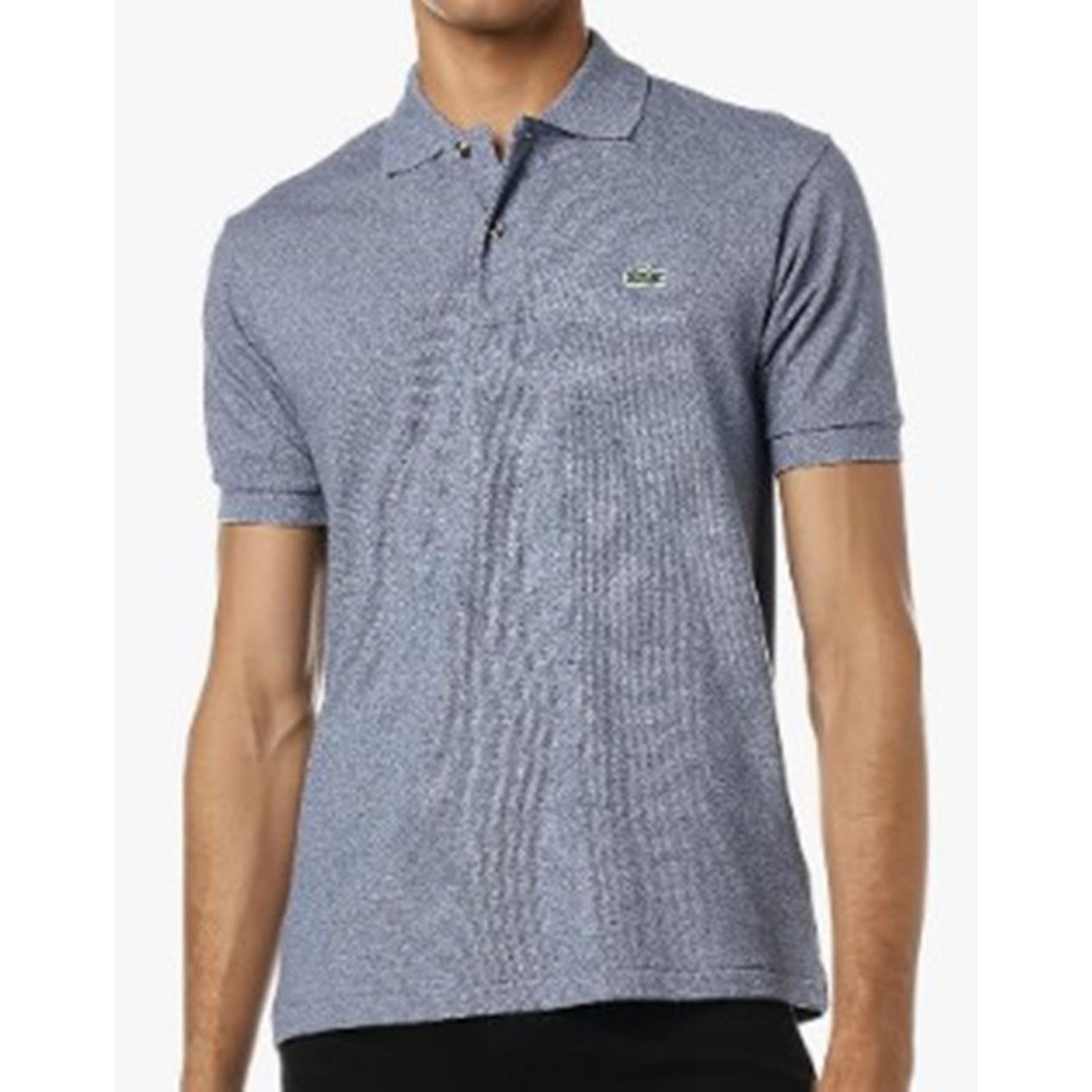 Lacoste Men's Classic Chine Pique Polo Shirt Light Blue 4XL