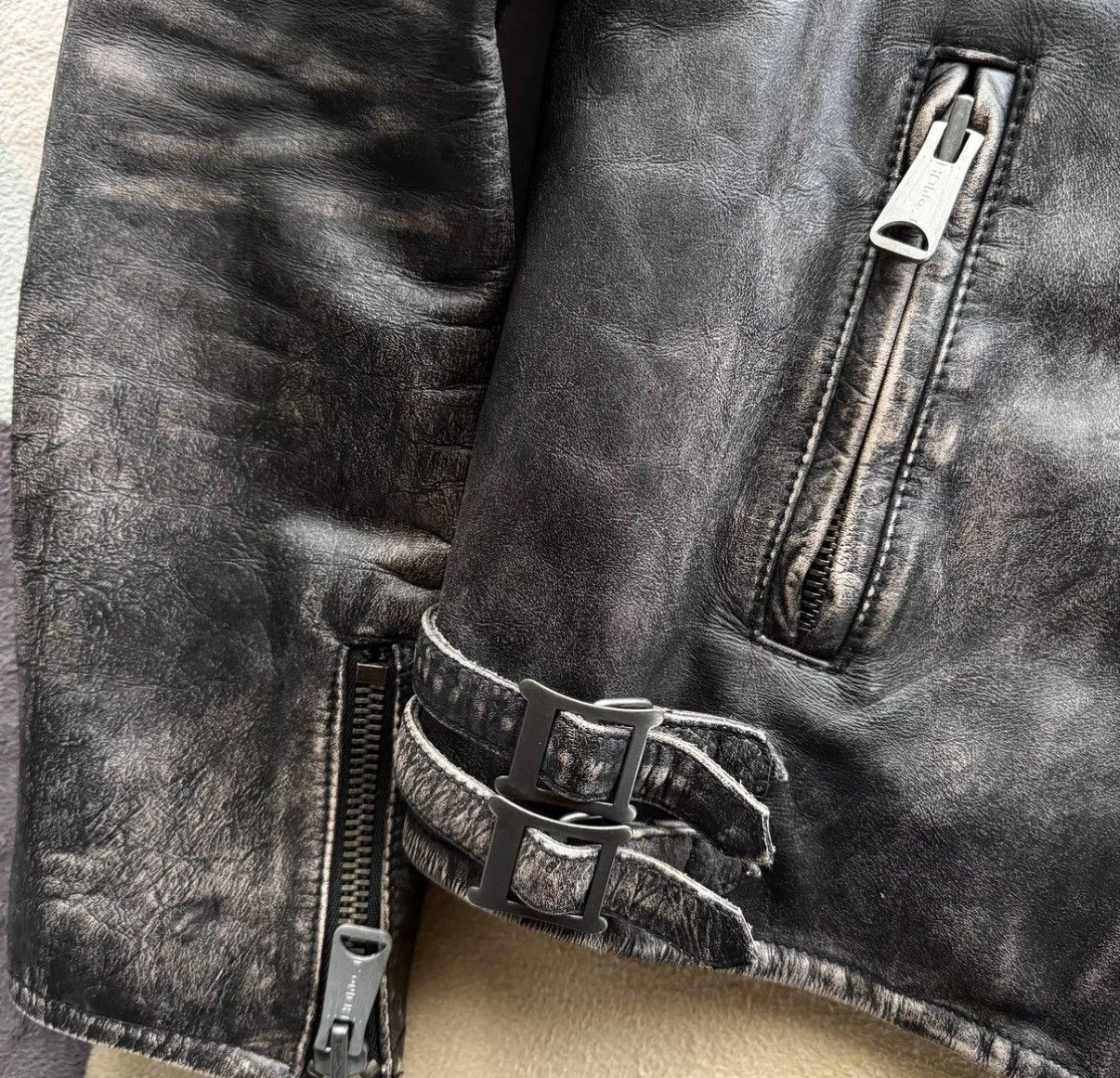Polo Ralph Lauren RL Rugby Ralph Lauren Polo Motorcycle Leather Jacket K22 Size US S / EU 44-46 / 1 - 7 Thumbnail