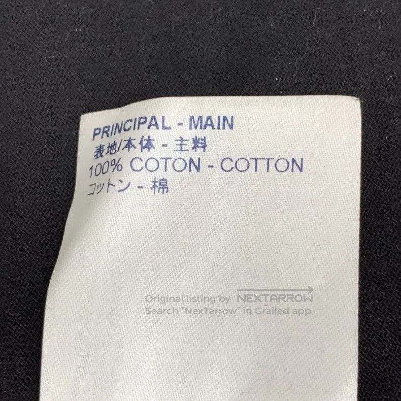 Louis Vuitton Louis Vuitton Black letter logo printed cotton crewneck T- Size US L / EU 52-54 / 3 - 7 Thumbnail