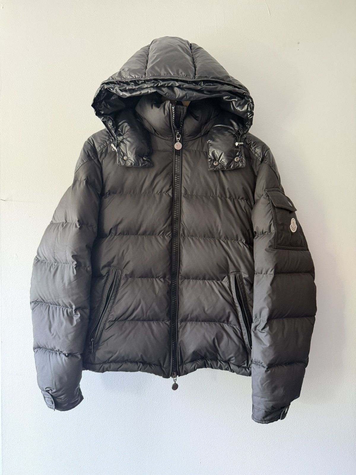 Moncler Moncler 'Berriat' Giubbotto Black Down Jacket Sz 2/M