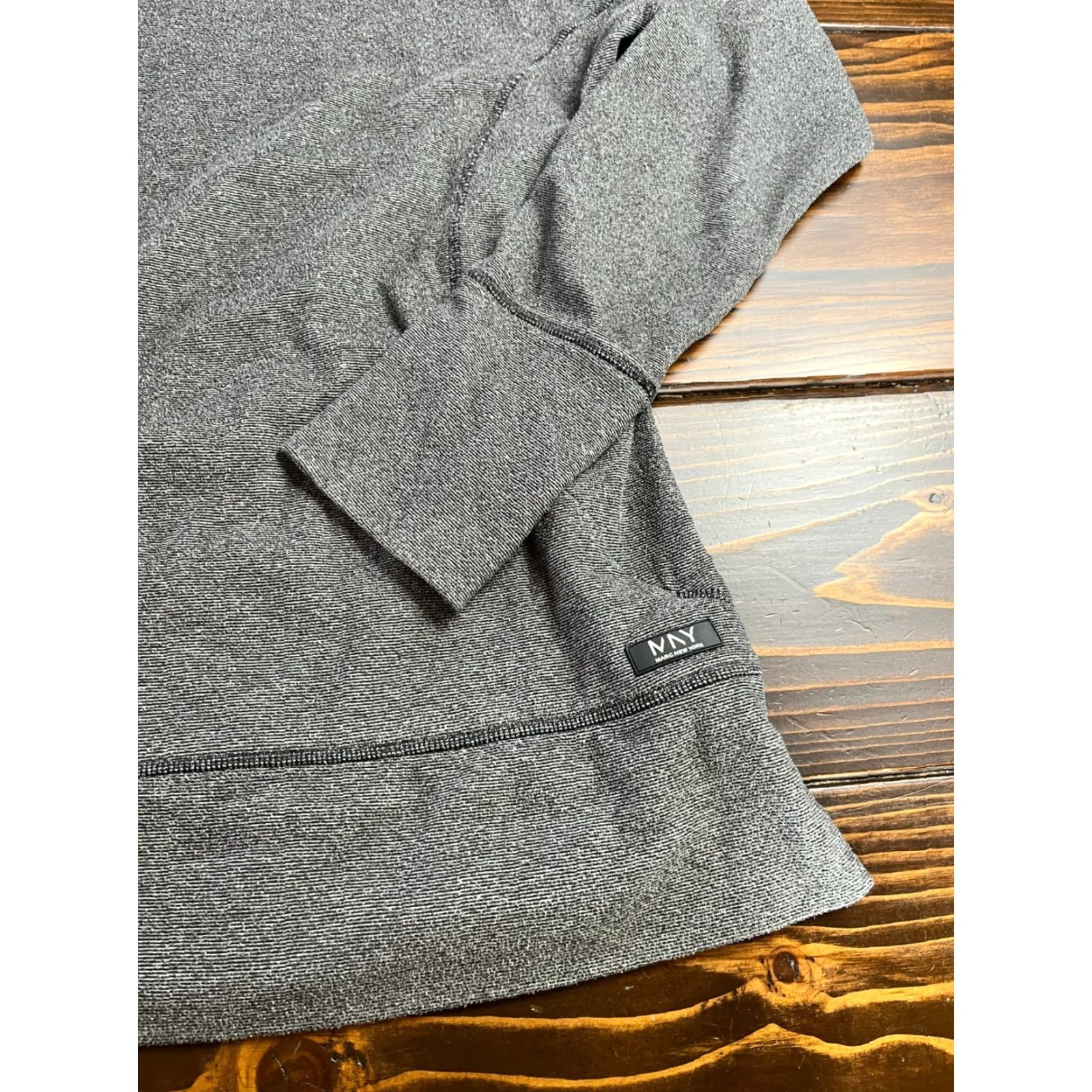 Vintage Marc New York Sweater Small Gray Activewear Cowl Neck Womens Size S / US 4 / IT 40 - 3 Thumbnail