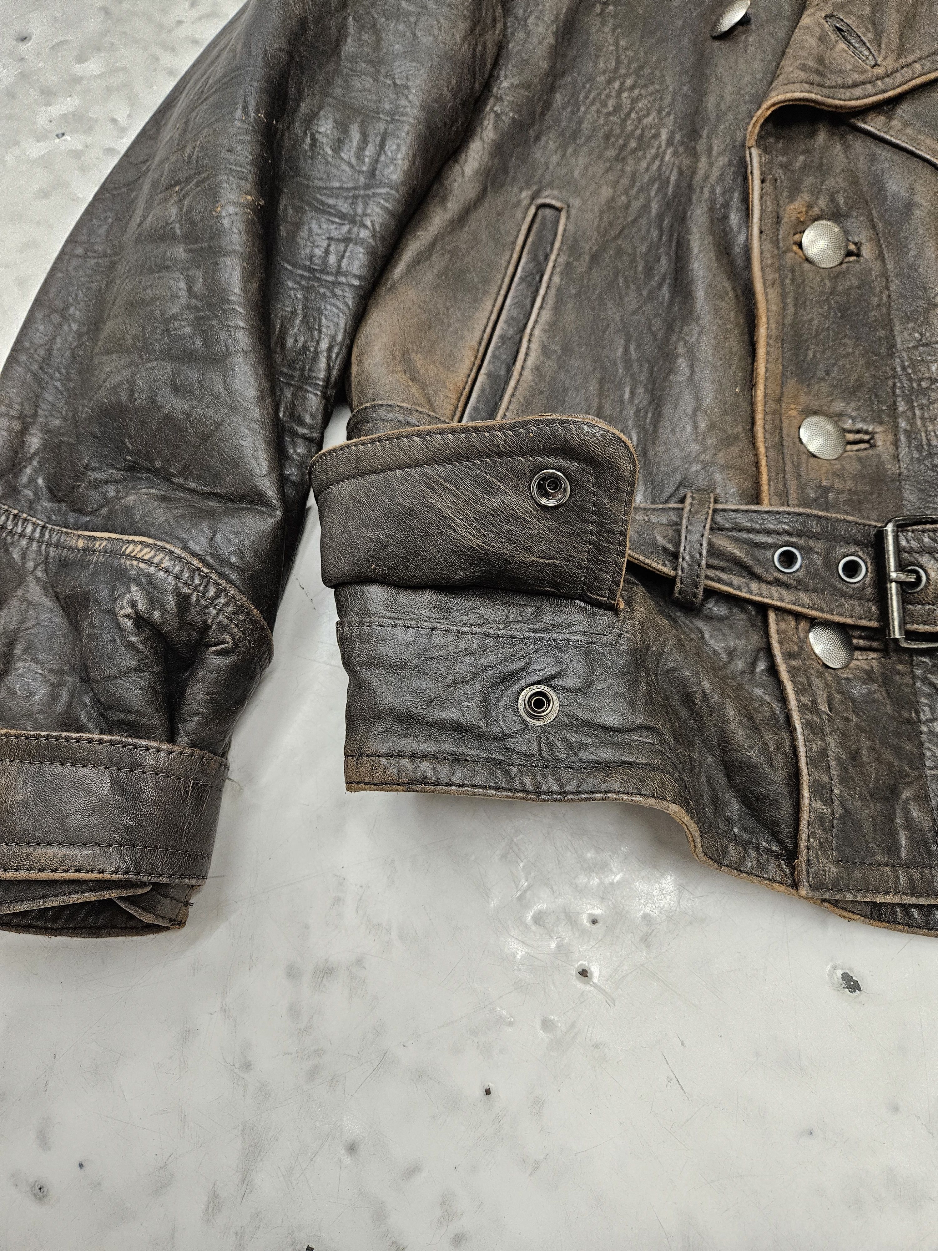 Genuine Leather Vintage Hein Gericke leather biker jacket Size US L / EU 52-54 / 3 - 7 Thumbnail