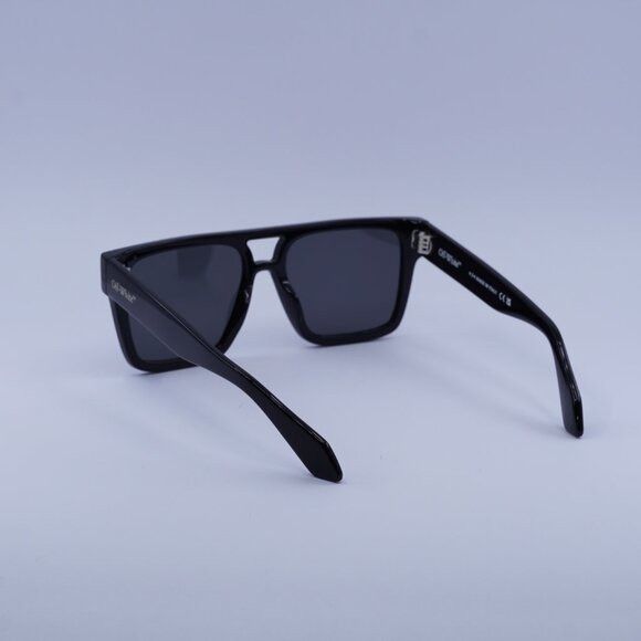 Off-White Off-White OERI133 SPRINGFIELD 1307 Sunglasses Black Square Size ONE SIZE - 4 Thumbnail