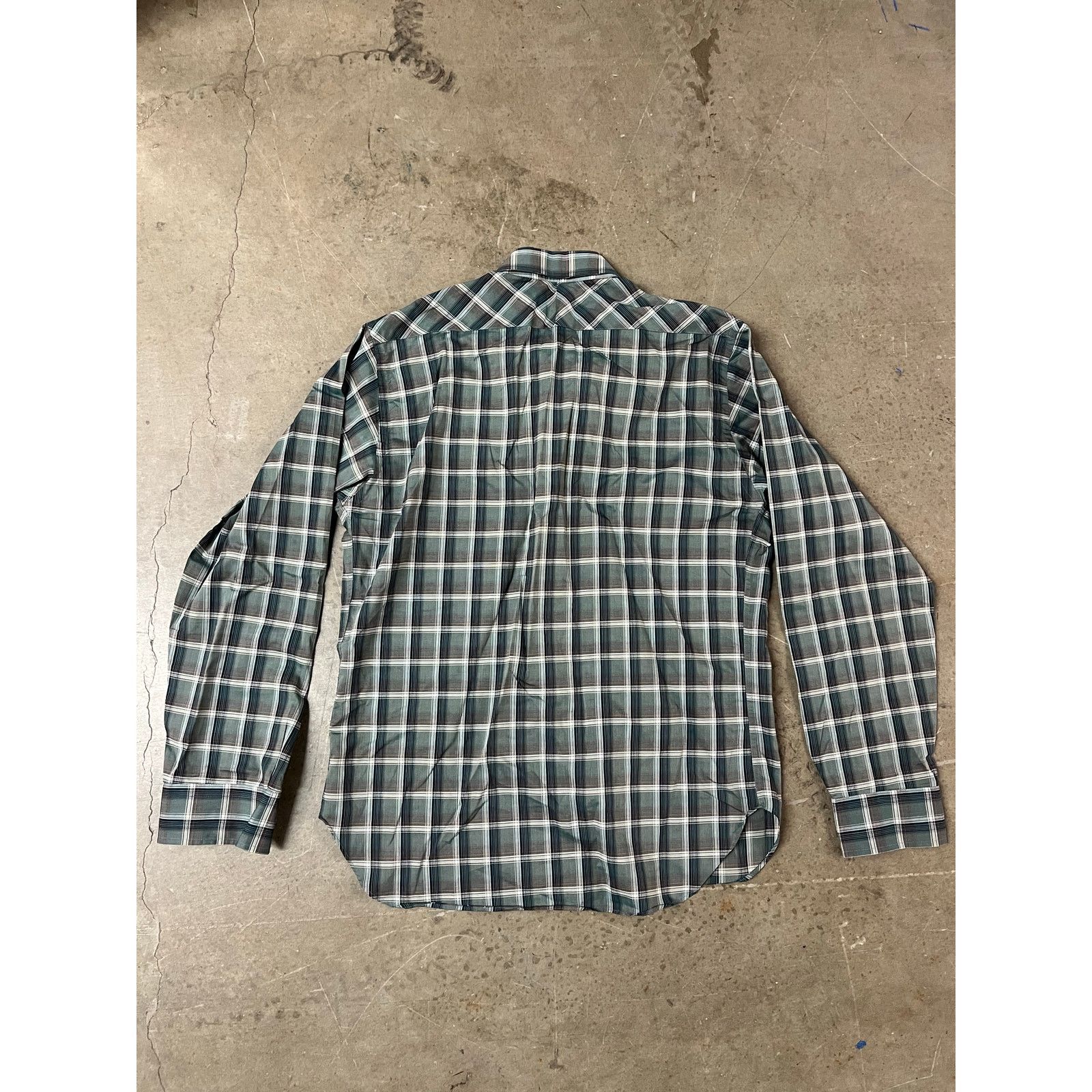 Billy Reid Billy Reid - Standard Cut Plaid Shirt / green / Small Size US S / EU 44-46 / 1 - 2 Thumbnail