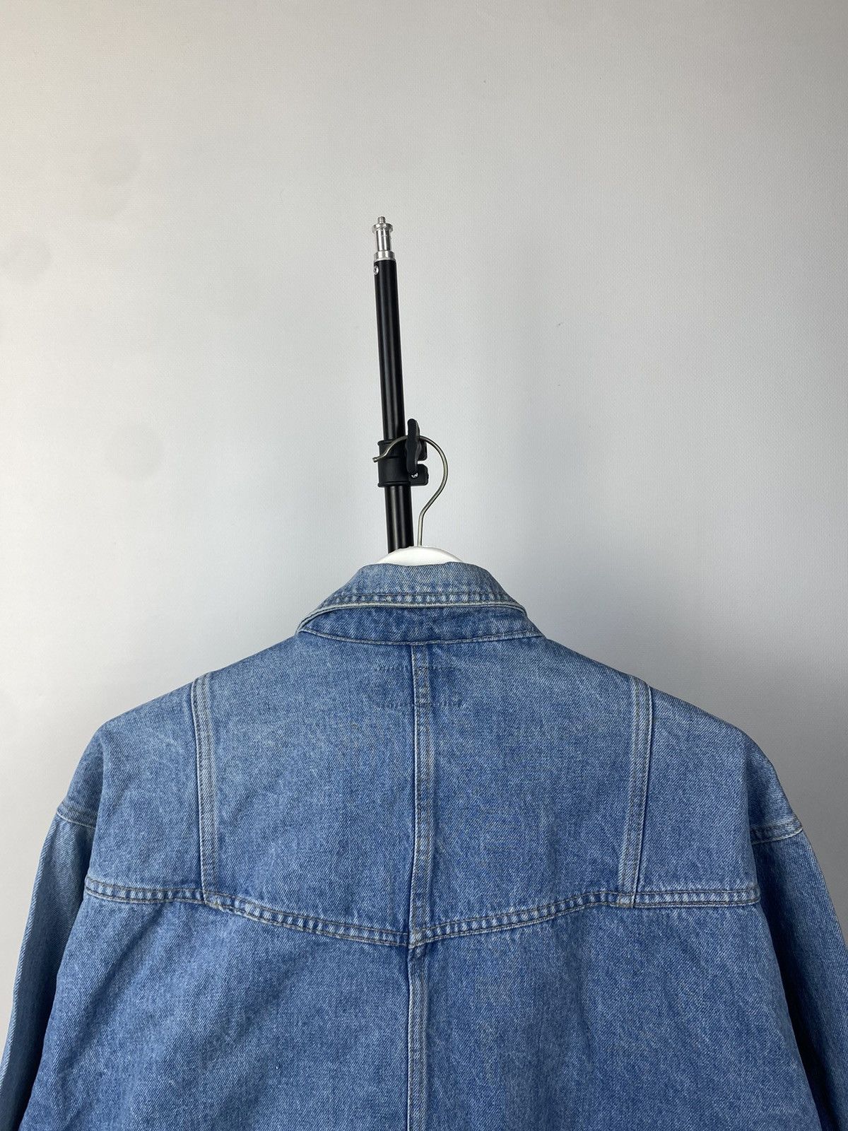 Mustang × Vintage Vintage 1990s Mustang Patchwork Wash Denim Jacket Size US M / EU 48-50 / 2 - 8 Thumbnail