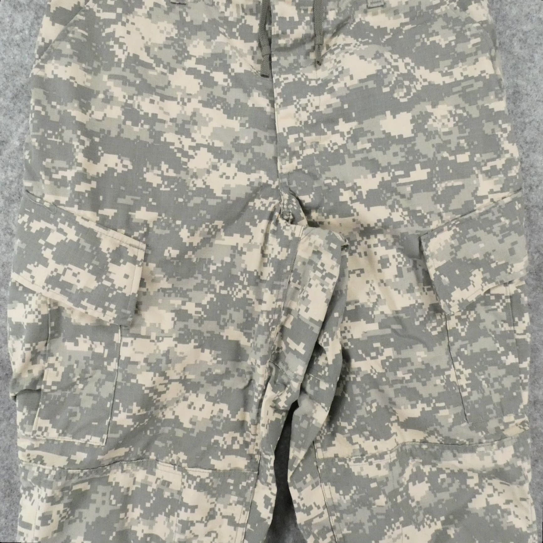 Vintage US Army Pants Mens Medium Long Cargo Green Digital Camo Combat Utility Size US 36 / EU 52 - 3 Thumbnail
