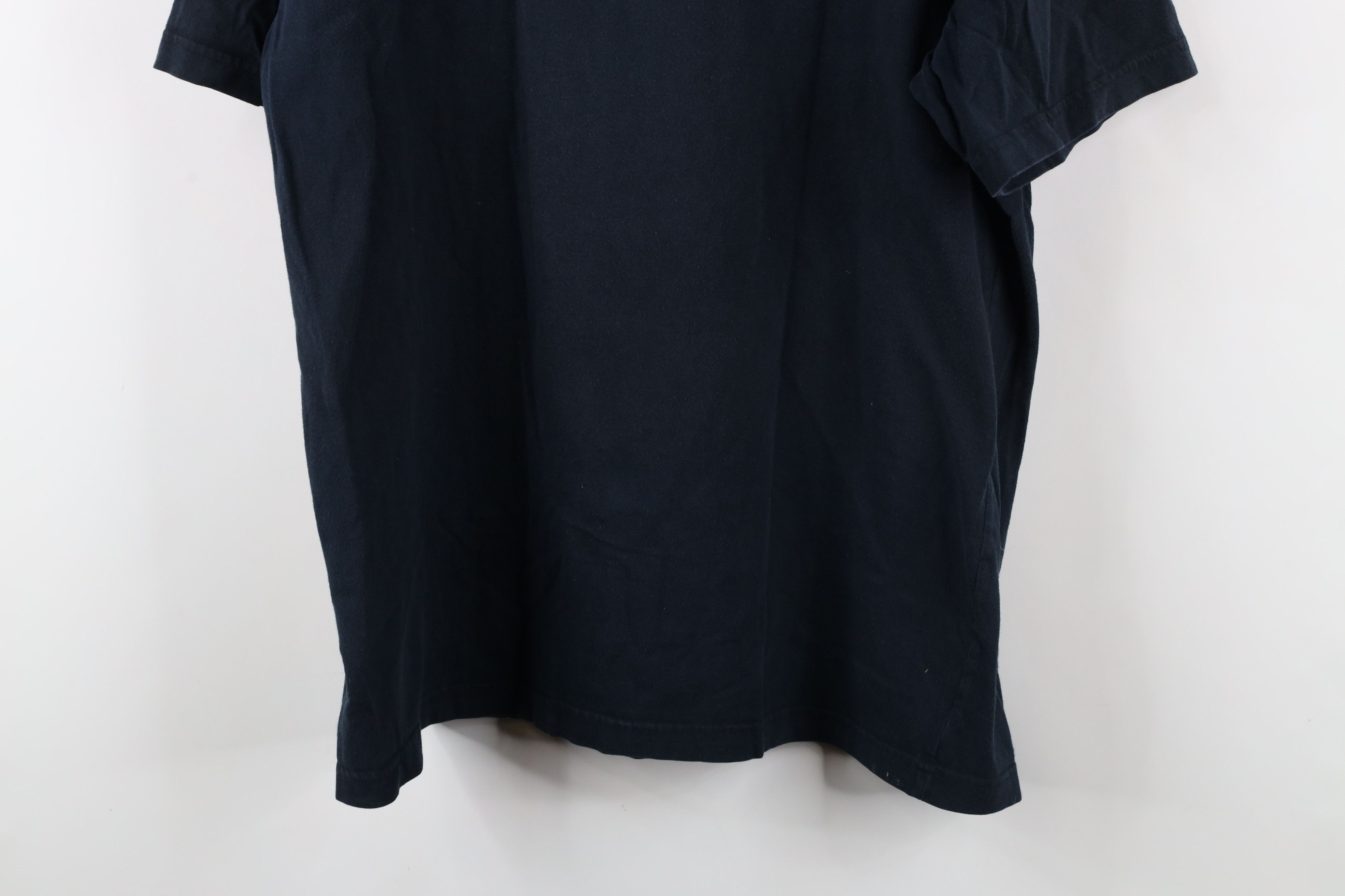 Lands' End × Vintage Vintage 90s Lands End Blank Cotton Pocket T-Shirt Black Size US L / EU 52-54 / 3 - 12 Thumbnail