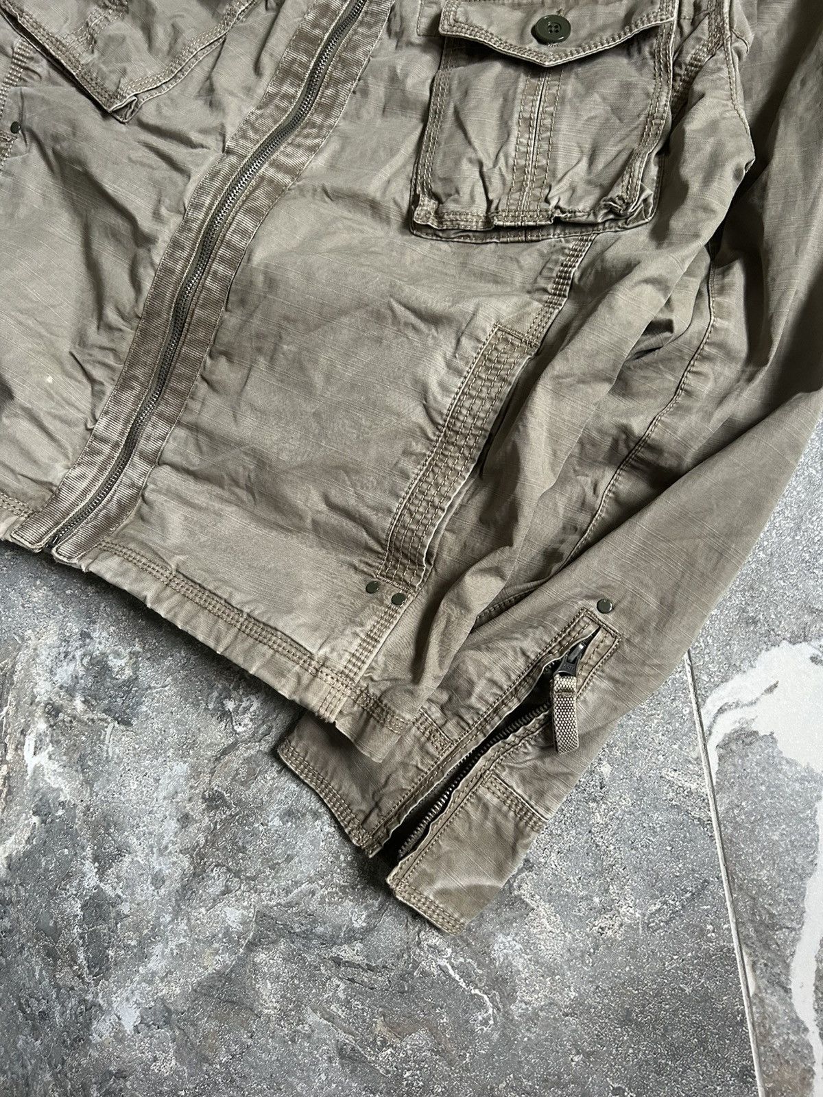 Japanese Brand × Vintage Vintage Japanese Style Y2K Distressed Grunge Jacket Size US L / EU 52-54 / 3 - 3 Thumbnail