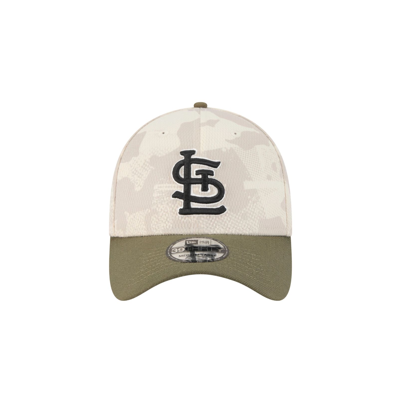 New Era St. Louis Cardinals Hat Cap Stretch Fit L/XL Camo Army Size ONE SIZE - 4 Thumbnail
