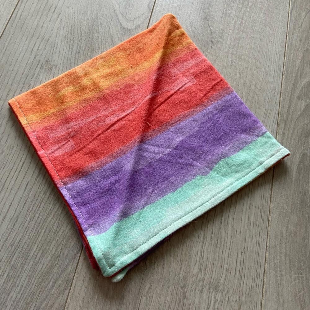 Designer Watercolor Dog Bandana Size ONE SIZE - 2 Thumbnail