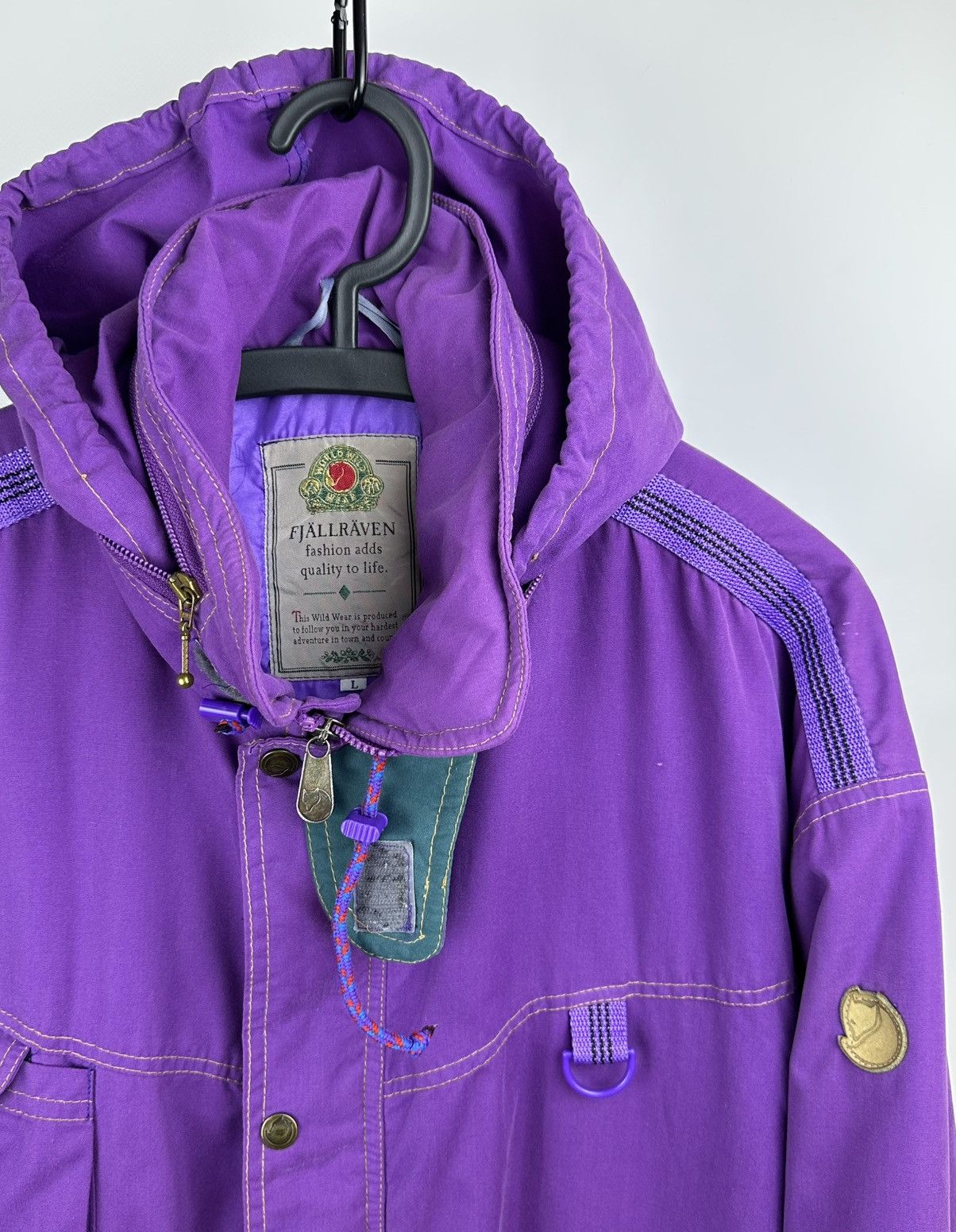 Fjallraven Fjallraven Vintage Thinsulate Jacket Purple Outdoor Parka Size US L / EU 52-54 / 3 - 2 Thumbnail