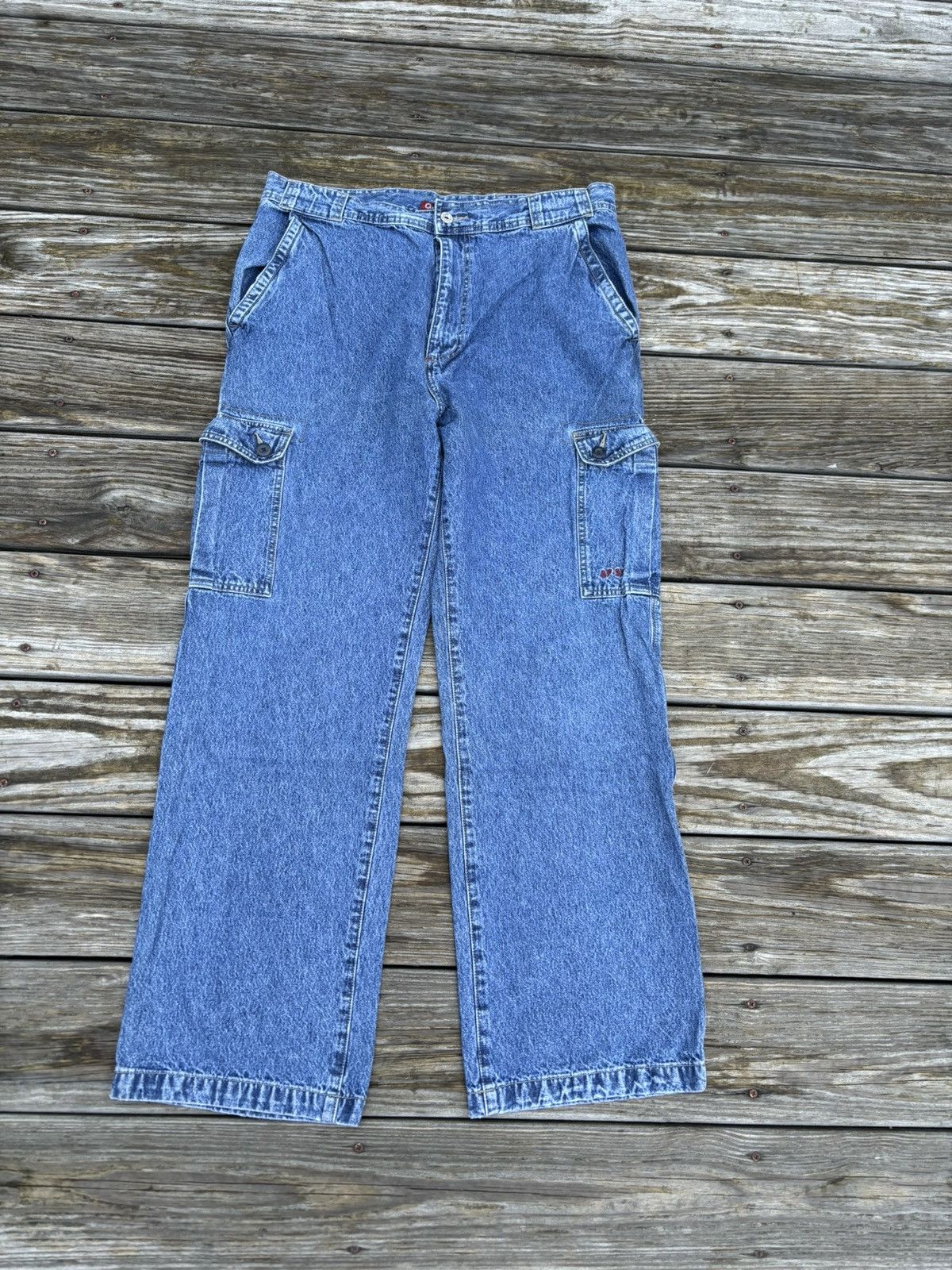 JNCO × Japanese Brand × Vintage Vintage A.P.C.O baggy cargo pants Y2K Size US 36 / EU 52 - 2 Thumbnail
