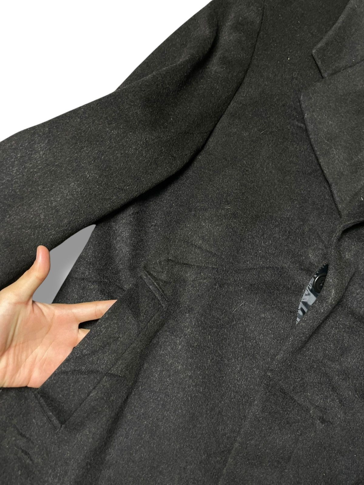 Japanese Brand × Vintage SUKIPIO Cashmere & Wool Long Jacket (80) Size US S / EU 44-46 / 1 - 6 Thumbnail