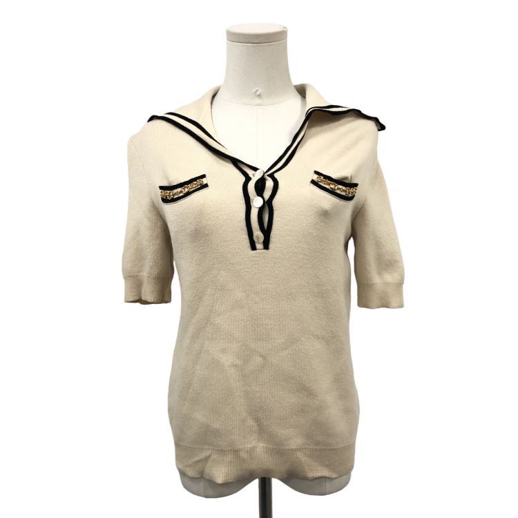 Gucci Gucci Chain Trim Knit Sweater Size M Size M / US 6-8 / IT 42-44 - 1 Thumbnail