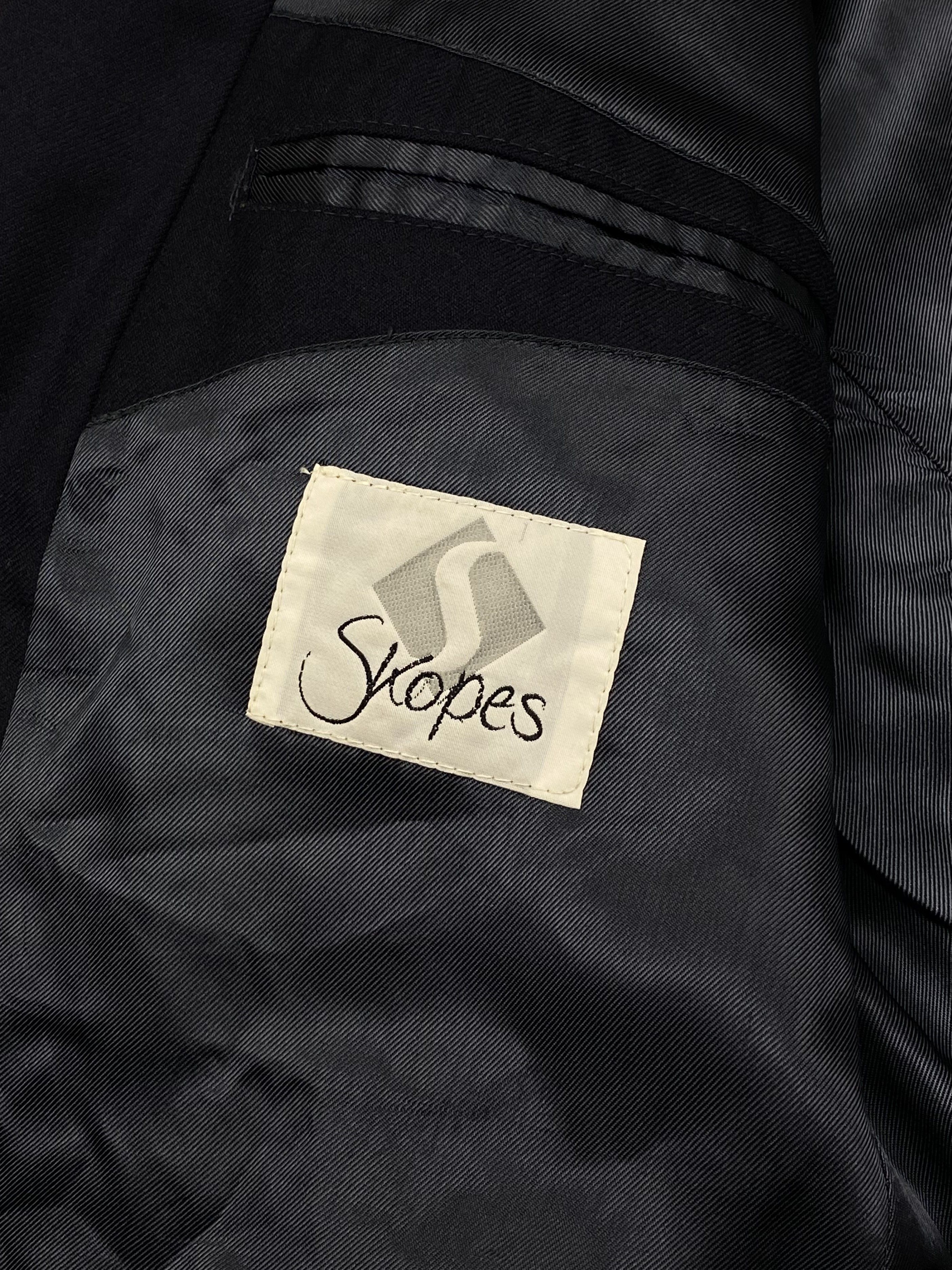 Vintage Vintage SKOPES Navy Wool Blazer M Size 44S - 7 Thumbnail