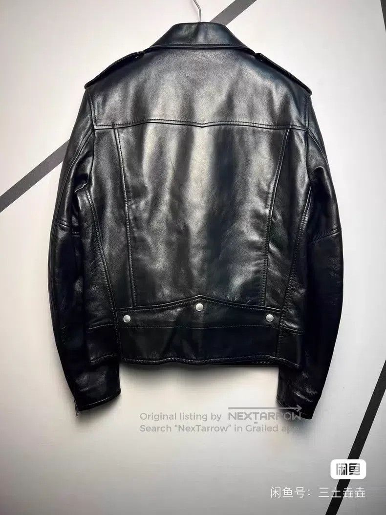 Saint Laurent Paris Saint Laurent Paris Motorcycle Zipper Leather Jacket Size Size US M / EU 48-50 / 2 - 2 Thumbnail
